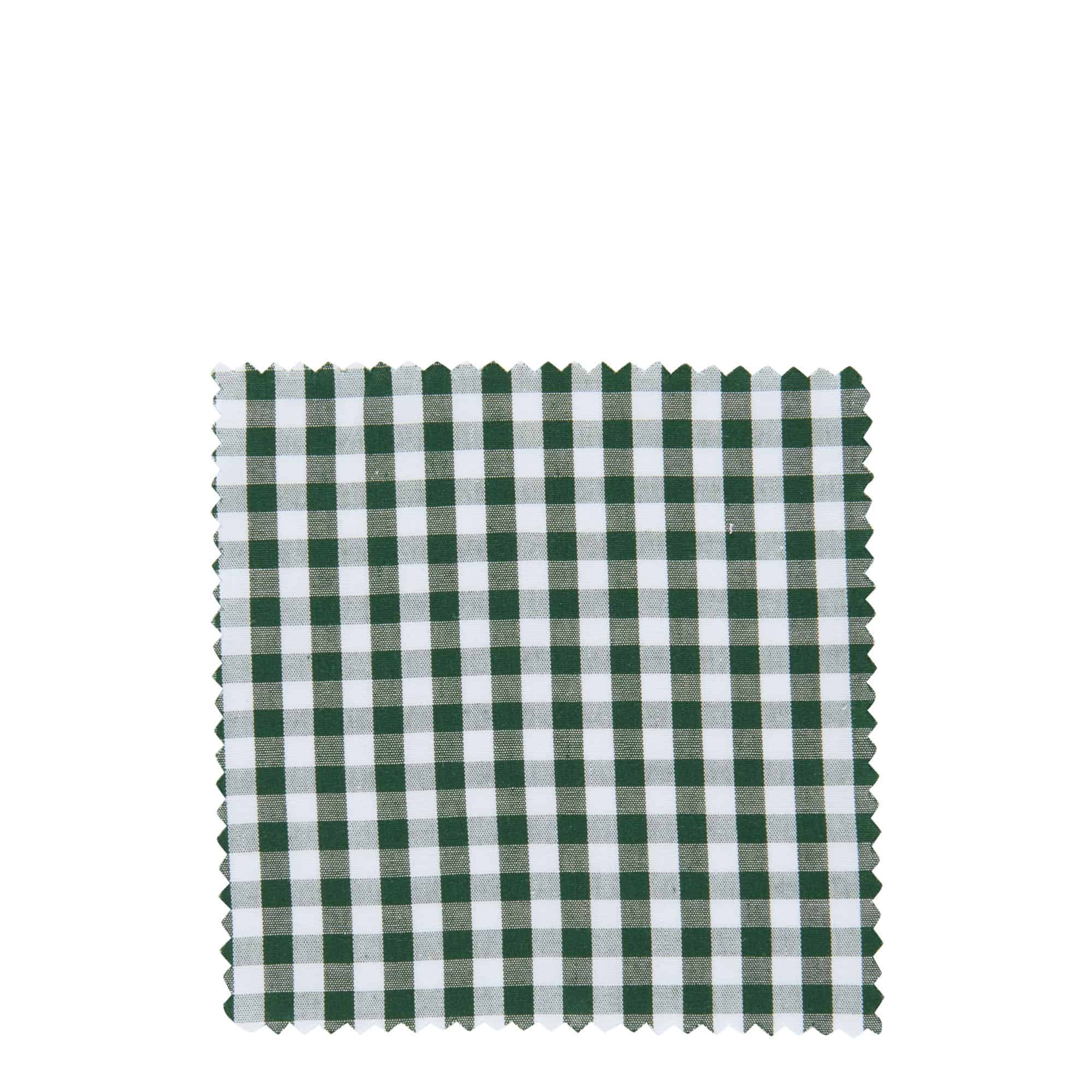 Látkový ubrousek kostkovaný 12x12, čtvercový, textilní, tmavě zelený, hrdlo: TO38-TO53 Látkový ubrousek kostkovaný 12x12, čtvercový, textilní, tmavě zelený, hrdlo: TO38-TO53