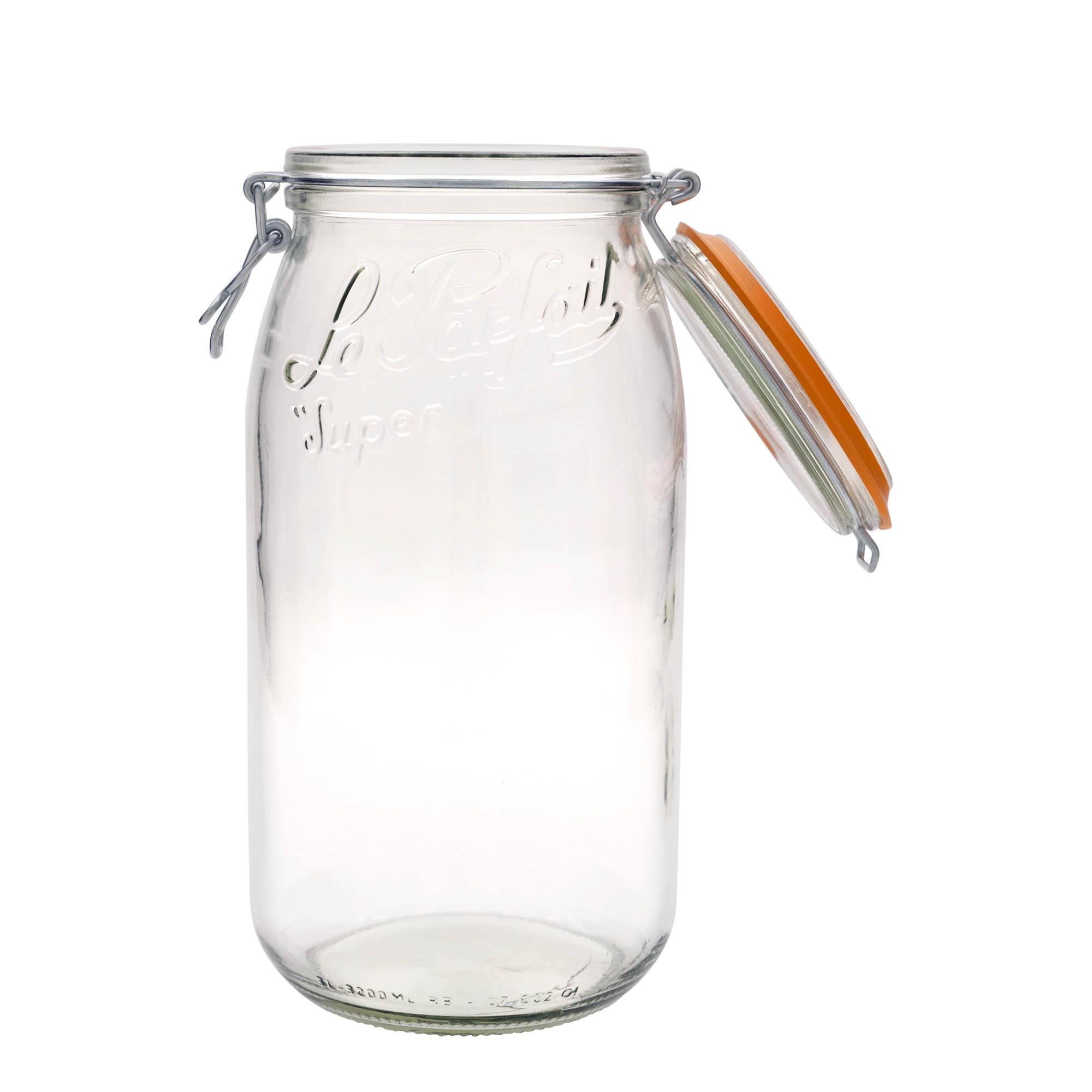 3.000 ml zavařovací sklenice s drátěným uzávěrem 'Le Parfait Super Bocal', hrdlo: drátěný uzávěr 3.000 ml zavařovací sklenice s drátěným uzávěrem 'Le Parfait Super Bocal', hrdlo: drátěný uzávěr