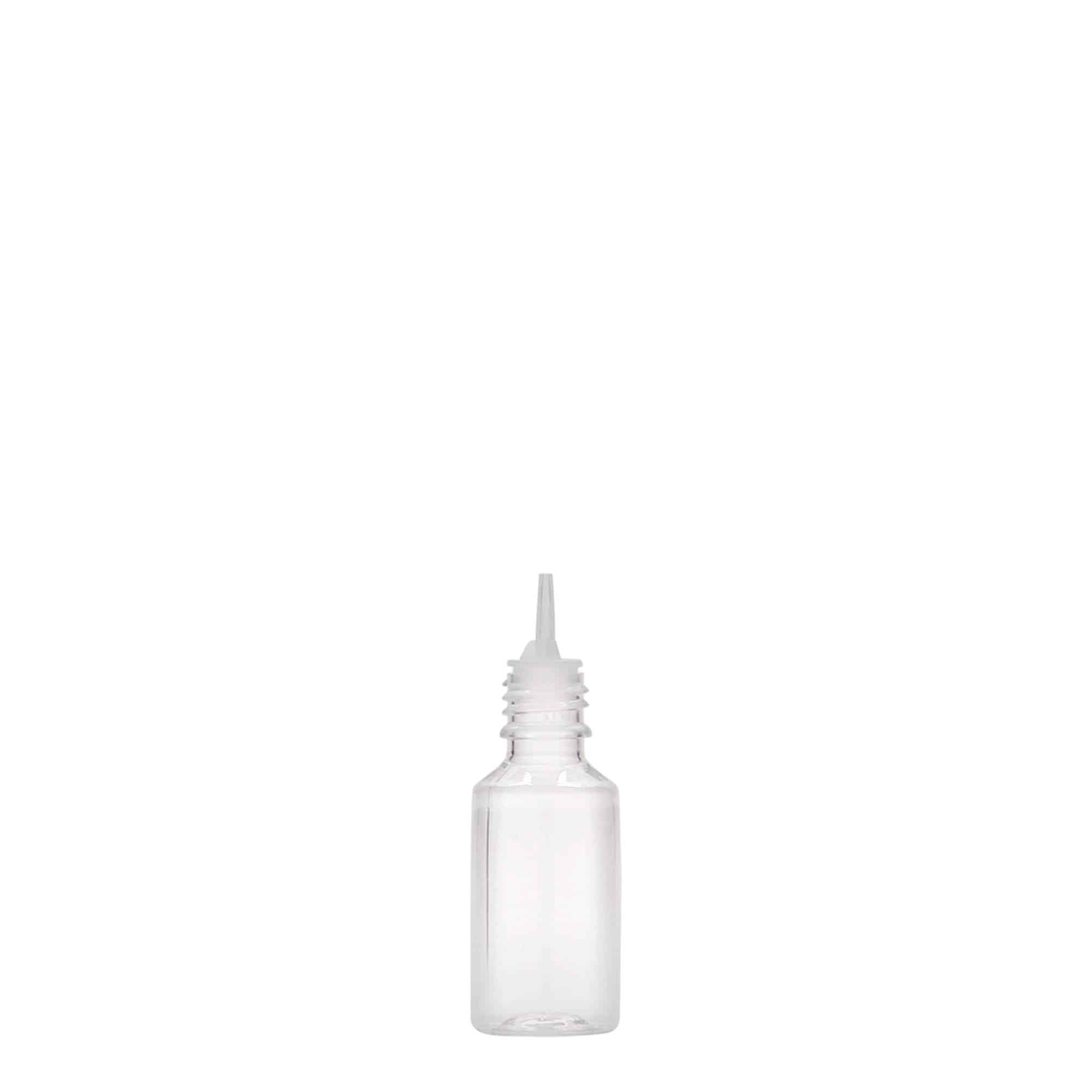PET lahev 10 ml 'E-Liquid' s odtrhávacím kroužkem a dětskou pojistkou, plast, uzávěr: šroubovací uzávěr