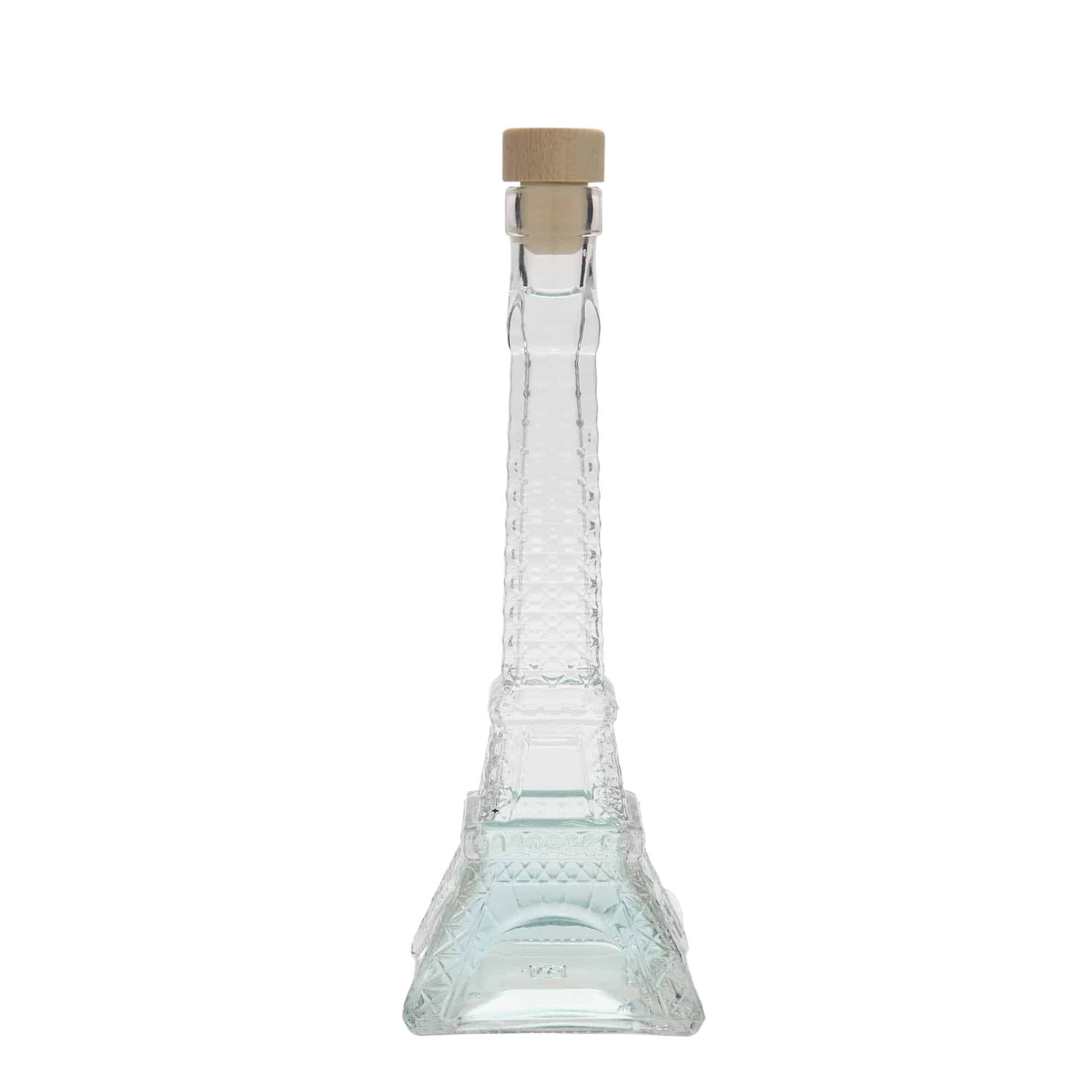 Skleněná lahev 200 ml 'Eiffelova věž', uzávěr: korek