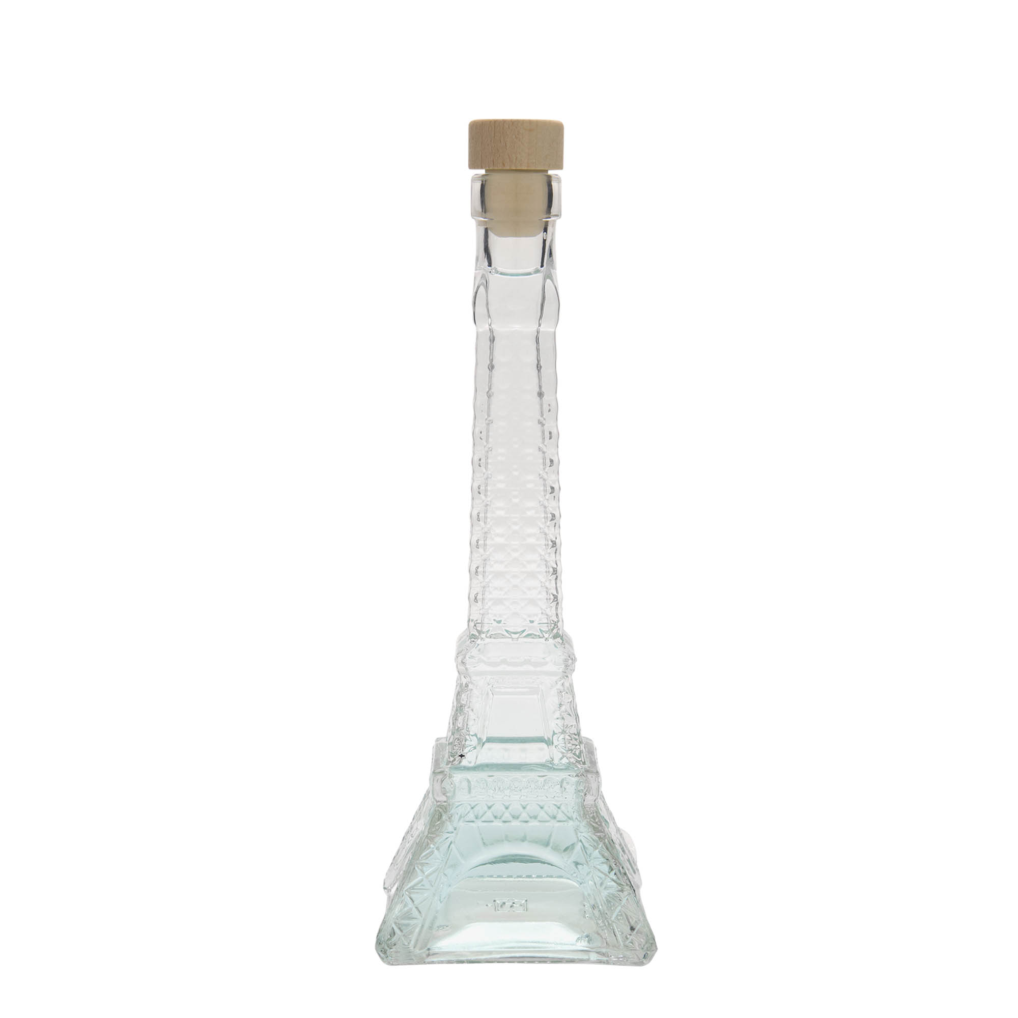 200 ml skleněná láhev 'Eiffelova věž', hrdlo: korek 200 ml skleněná láhev 'Eiffelova věž', hrdlo: korek