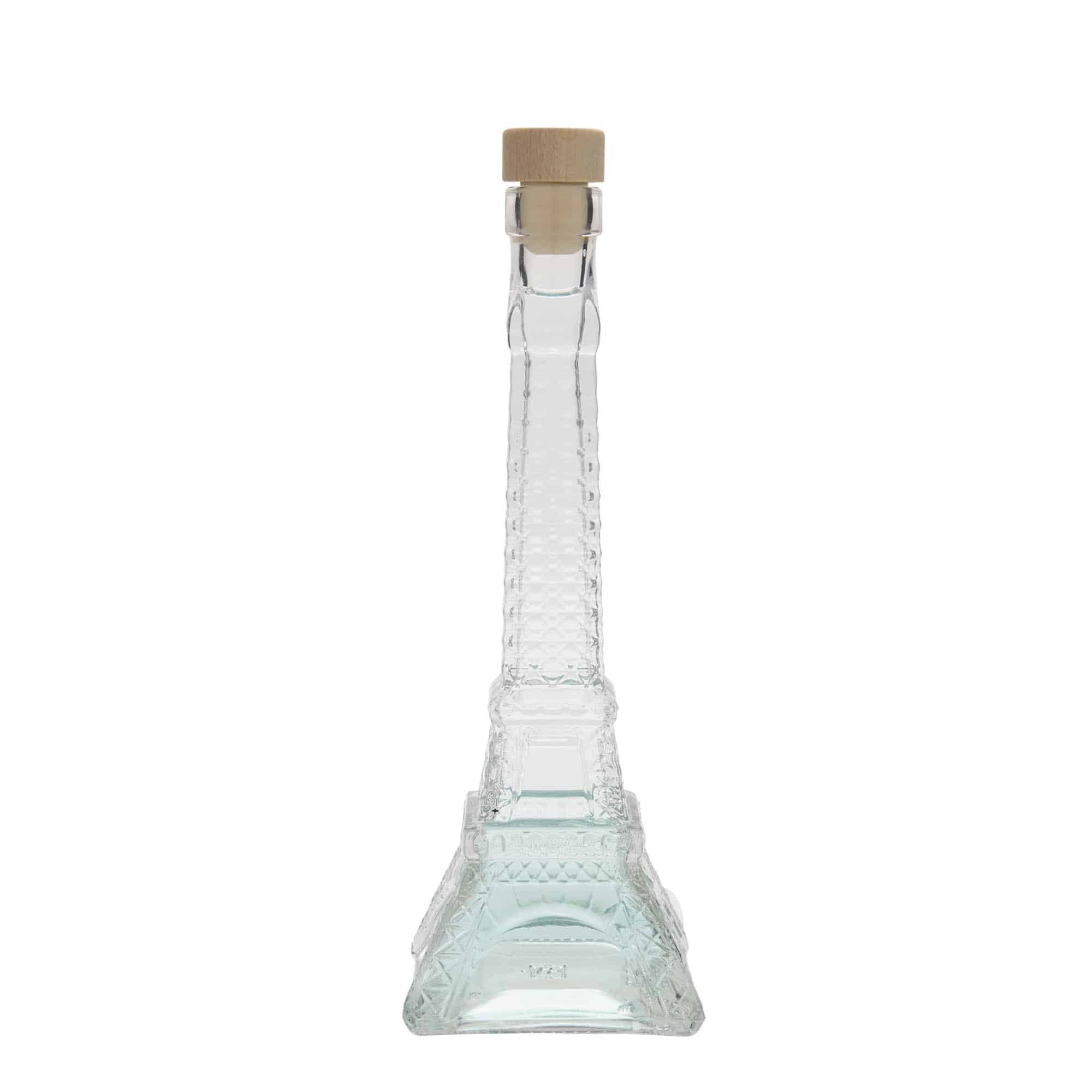 200 ml skleněná láhev 'Eiffelova věž', hrdlo: korek