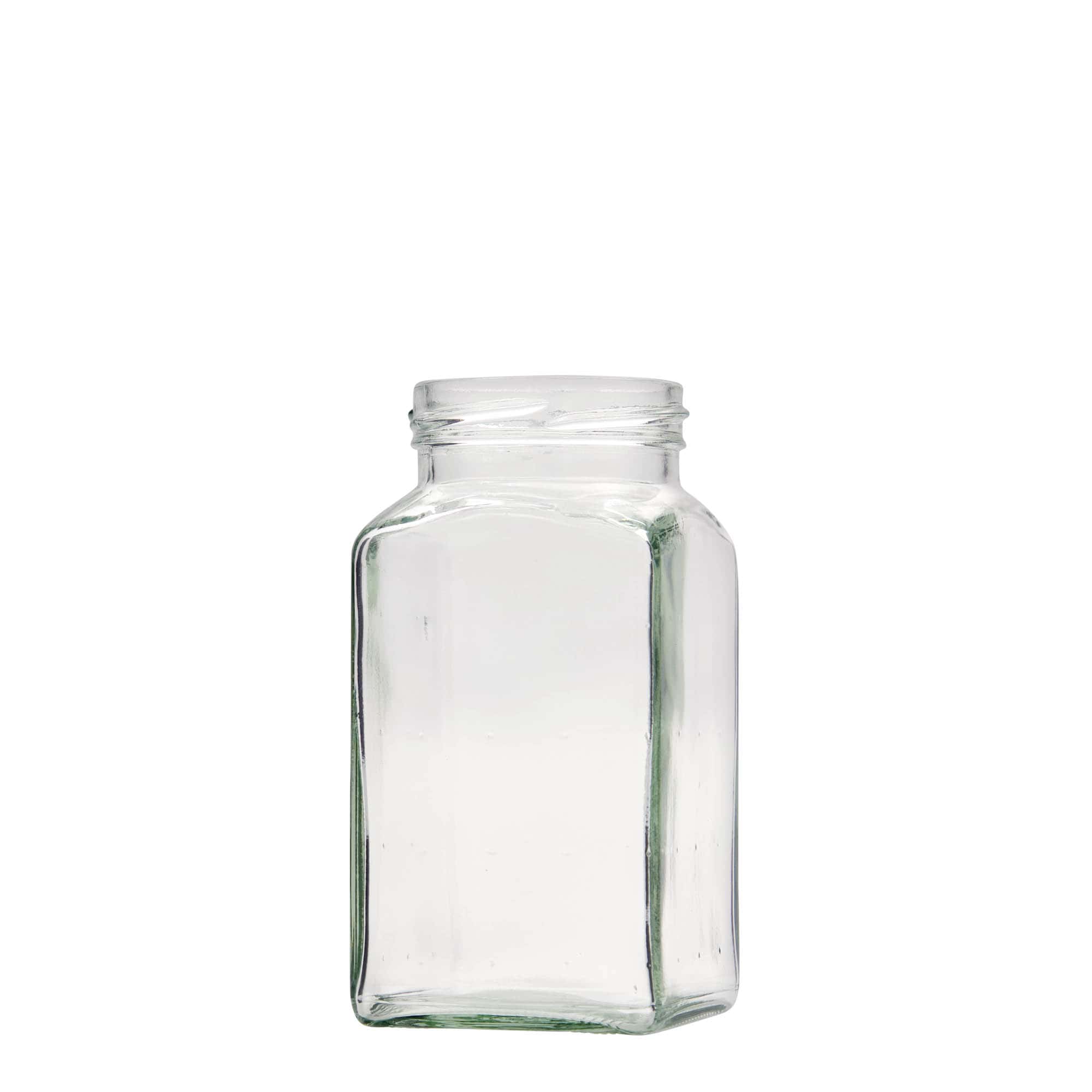 312 ml čtvercová sklenice, hrdlo: Twist-Off (TO 58) 312 ml čtvercová sklenice, hrdlo: Twist-Off (TO 58)