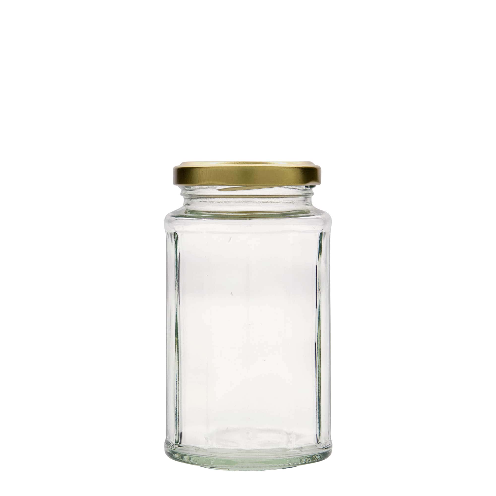 288 ml dvanáctiúhelníková sklenice, dvanáctiúhelníková, hrdlo: Twist-Off (TO 58)