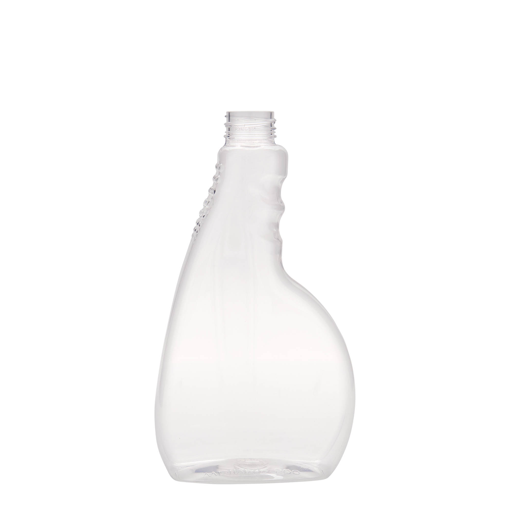 500 ml PET-sprchová láhev 'Piccobello', obdélníková, plast, hrdlo: šroubovací uzávěr