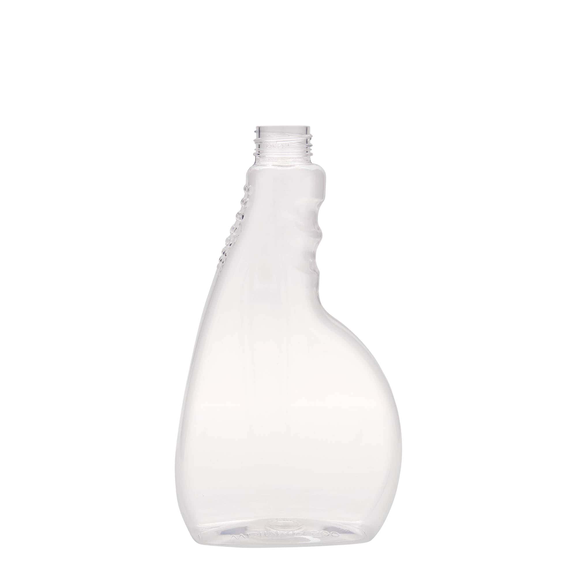 500 ml PET-sprchová láhev 'Piccobello', obdélníková, plast, hrdlo: šroubovací uzávěr