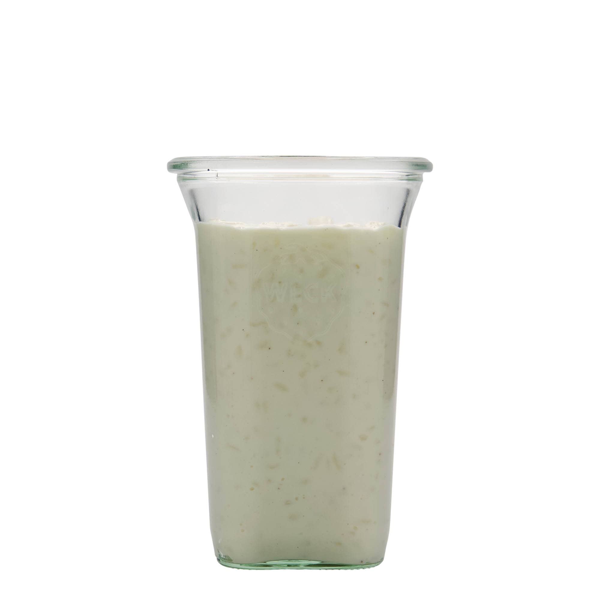 795 ml WECK Quadro sklenice, čtvercová, hrdlo: kulatý okraj