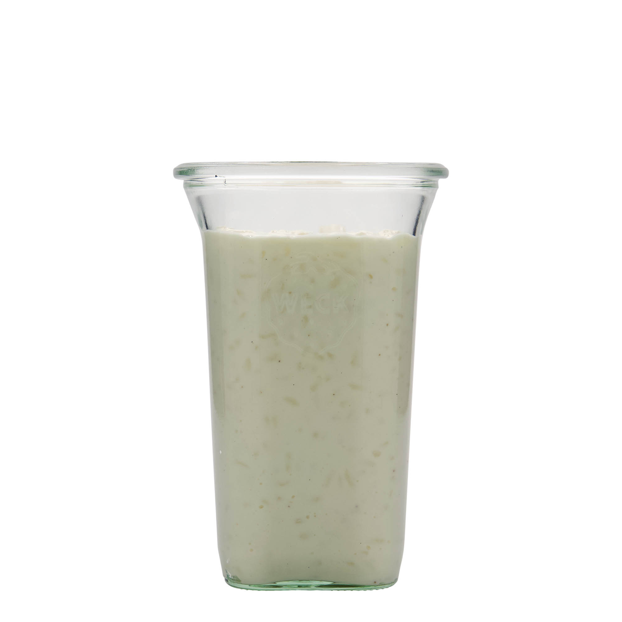 795 ml WECK Quadro sklenice, čtvercová, hrdlo: kulatý okraj