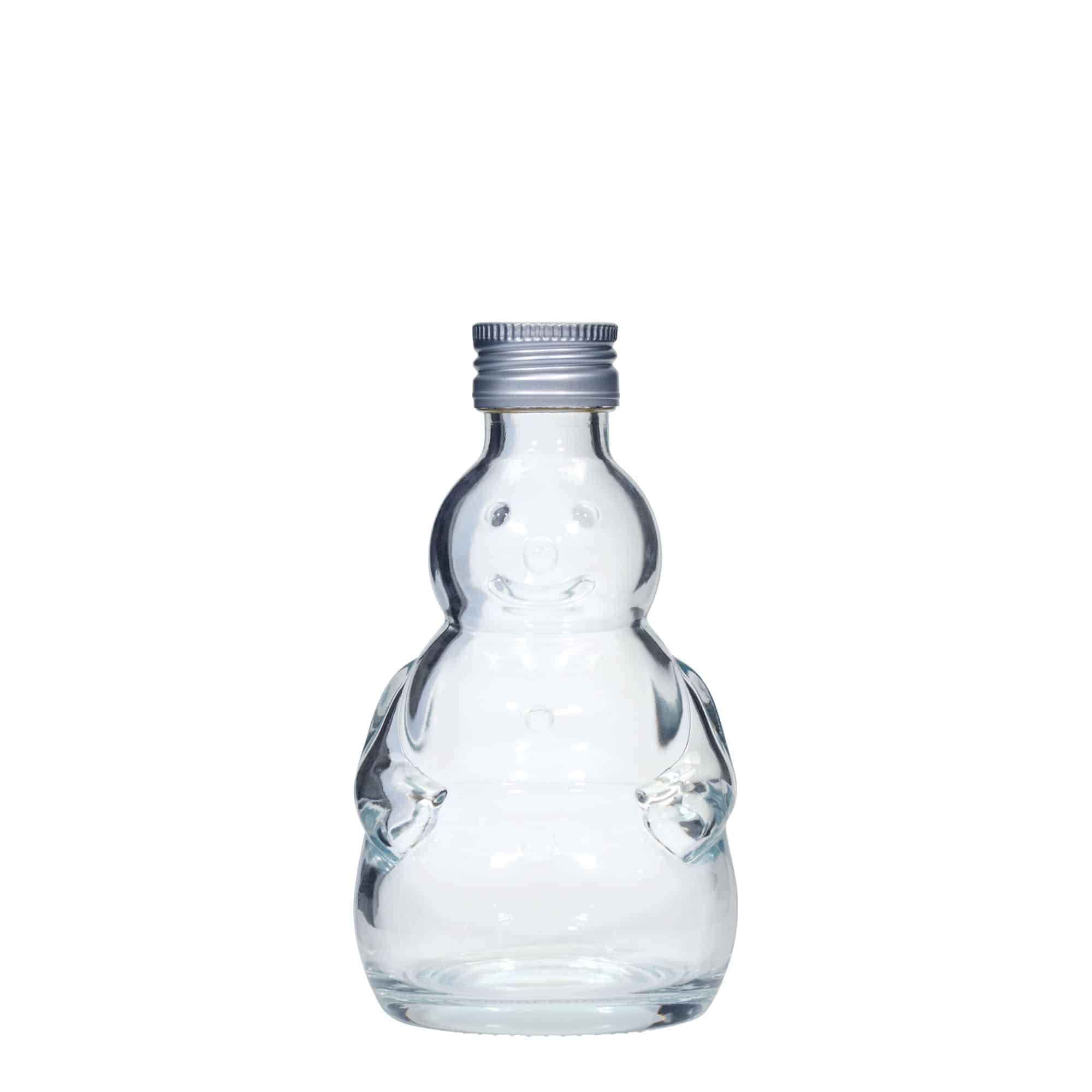 200 ml skleněná láhev 'Sněhulák', hrdlo: PP 28