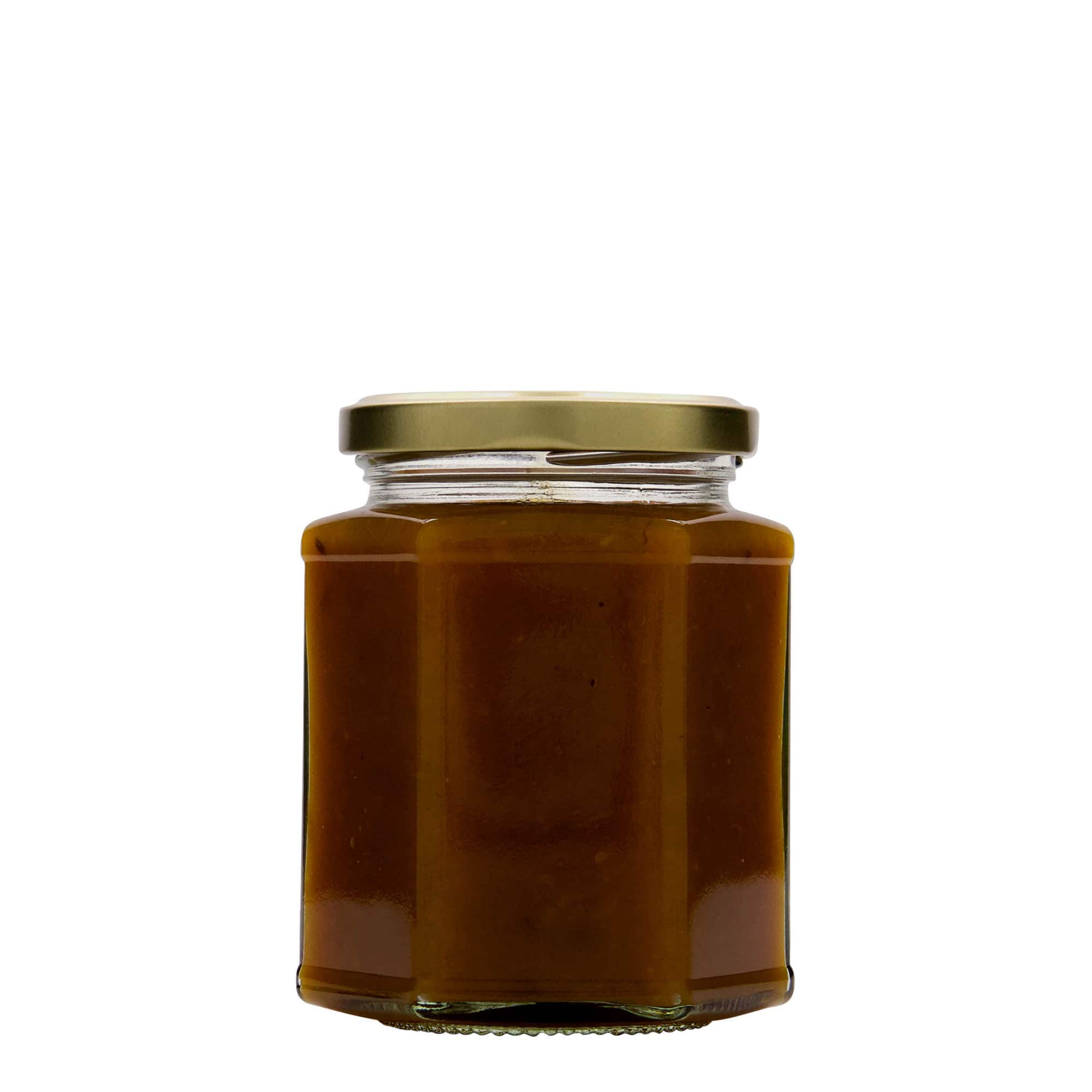 324 ml šestihranná sklenice, hrdlo: Twist-Off (TO 66)