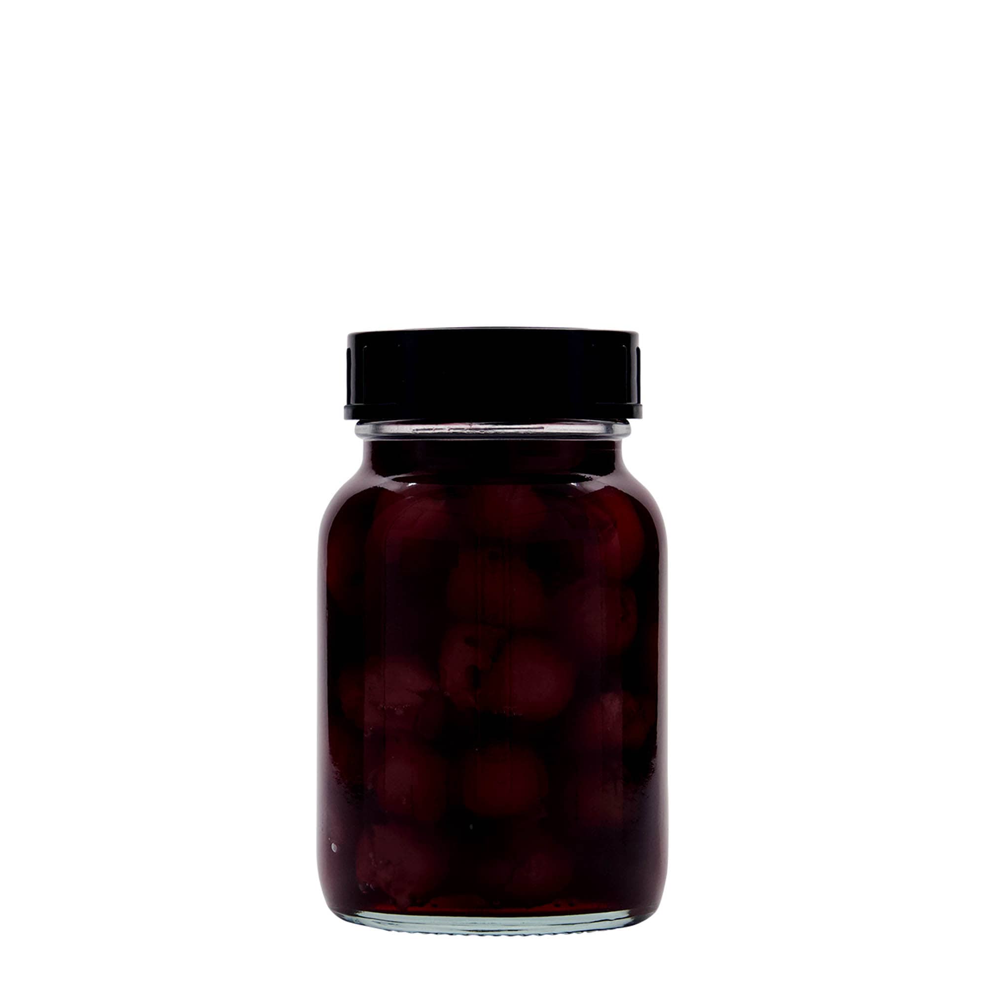 250 ml širokohrdlá sklenice, hrdlo: DIN 55
