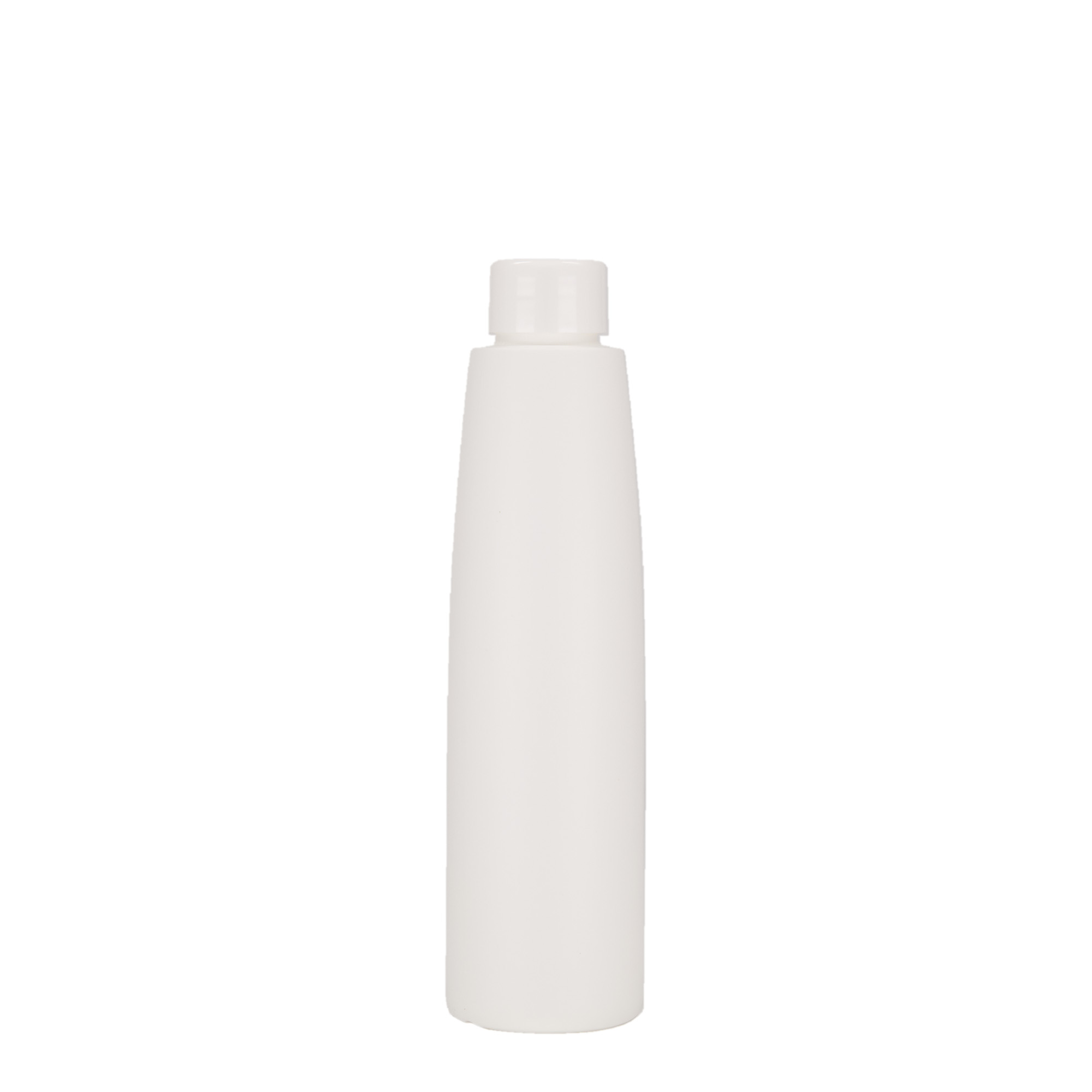 200 ml plastová lahev 'Donald', HDPE, bílá, hrdlo: 24/410 200 ml plastová lahev 'Donald', HDPE, bílá, hrdlo: 24/410