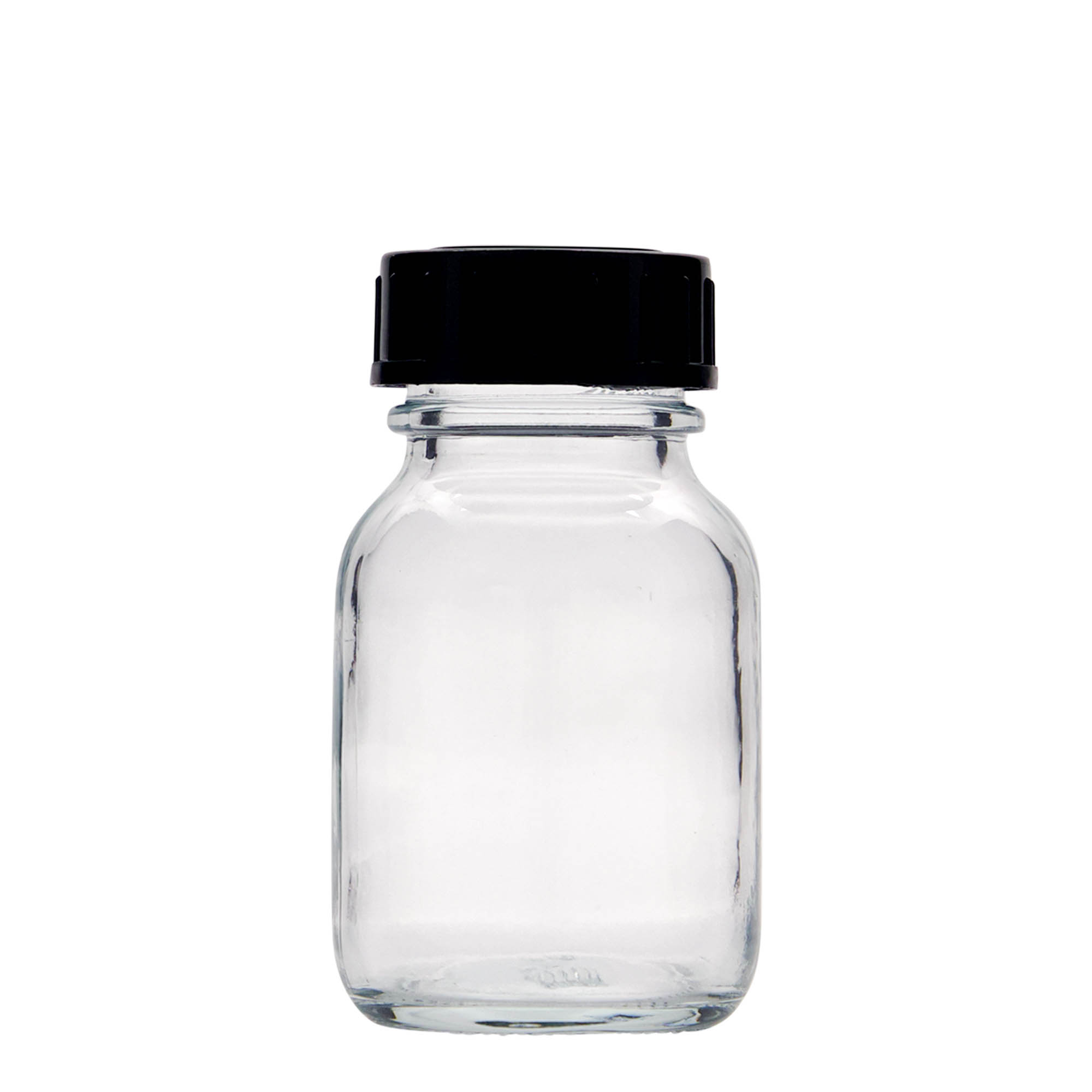 50 ml širokohrdlá láhev, hrdlo: DIN 32 50 ml širokohrdlá láhev, hrdlo: DIN 32