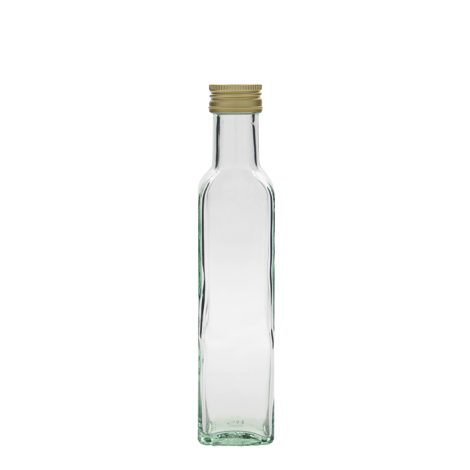 250 ml skleněná láhev 'Marasca', čtvercová, hrdlo: PP 31,5