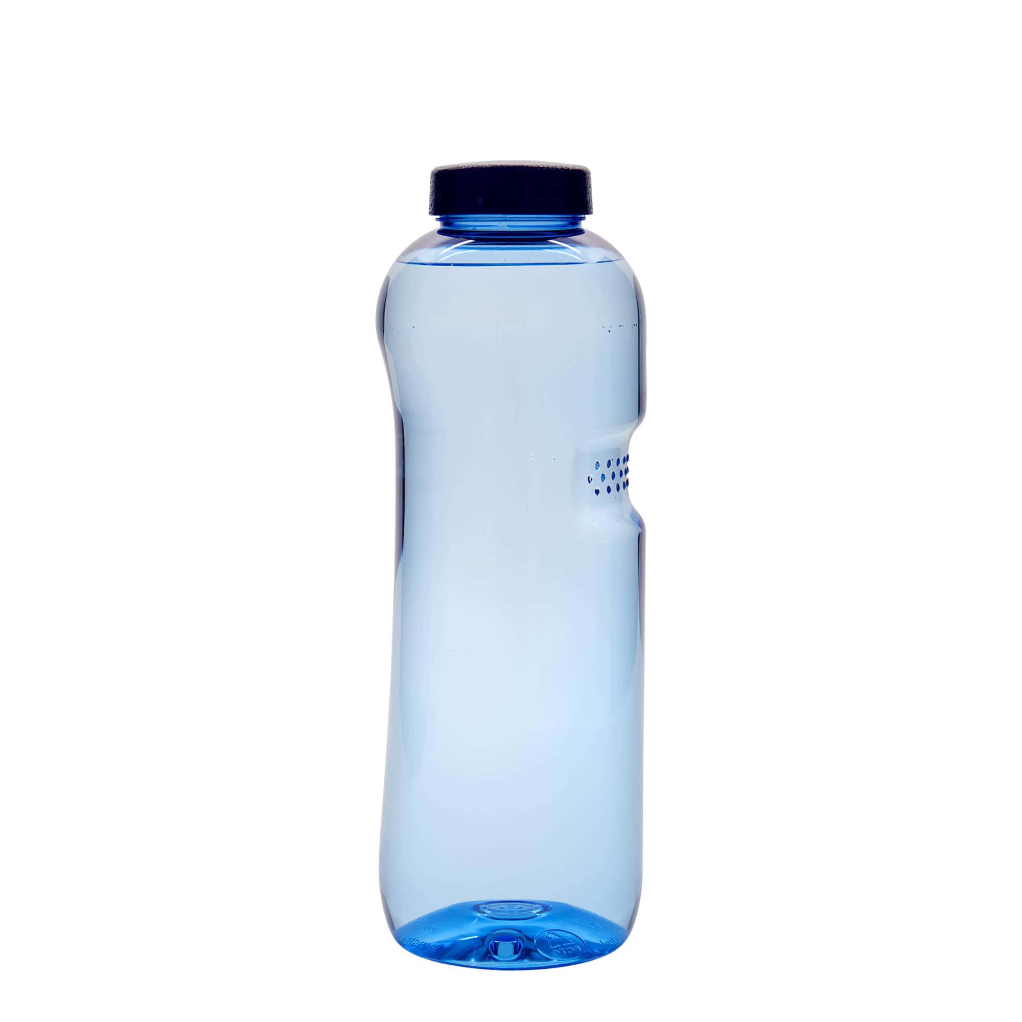 1.000 ml PET lahev na pití „Kavodrink“, plast, modrá