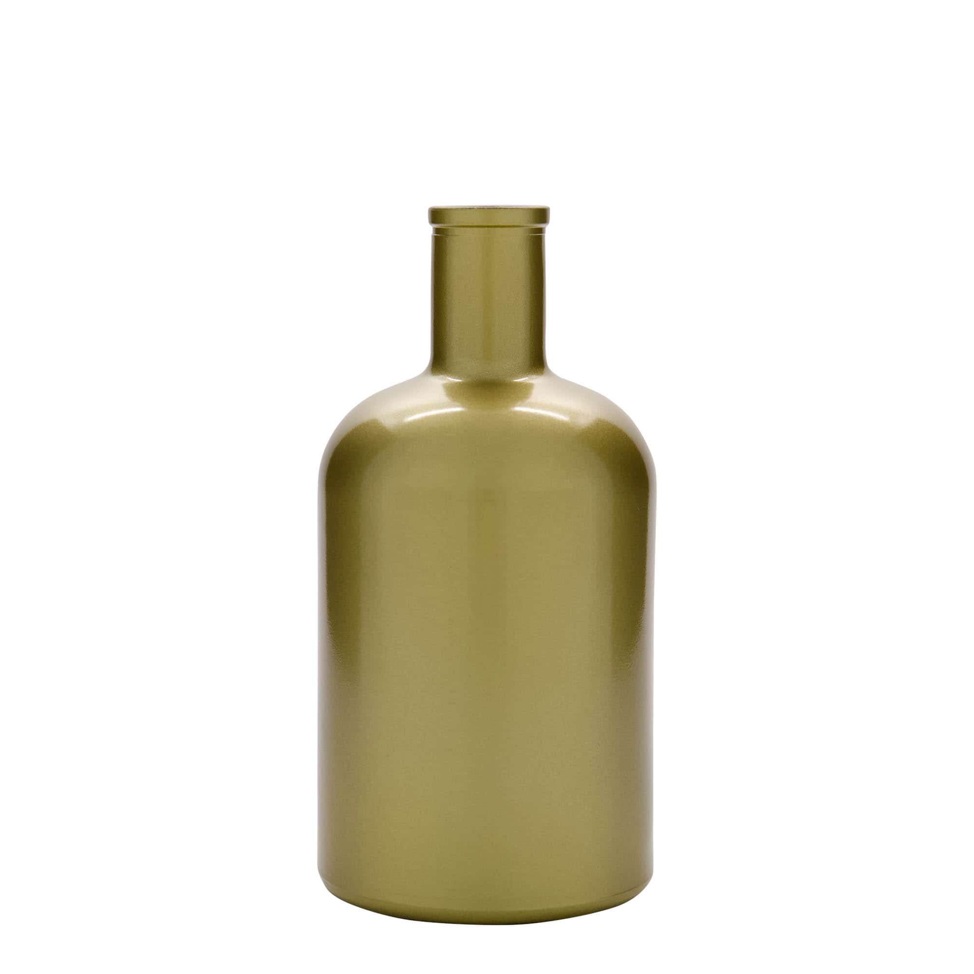 Skleněná lahev 700 ml 'Gerardino', zlatá, uzávěr: korek Skleněná lahev 700 ml 'Gerardino', zlatá, uzávěr: korek