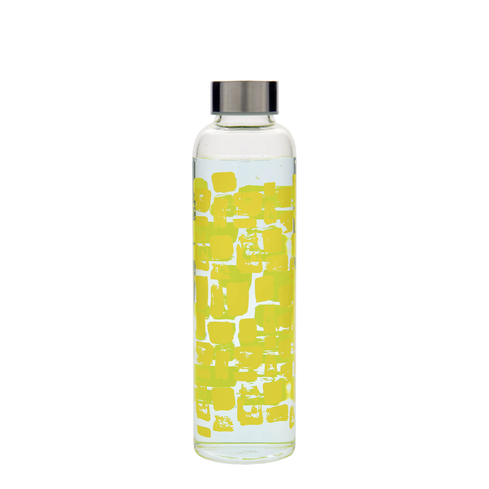 500 ml lahev na pití 'Perseus - Žluté obdélníky', uzávěr: šroubovací