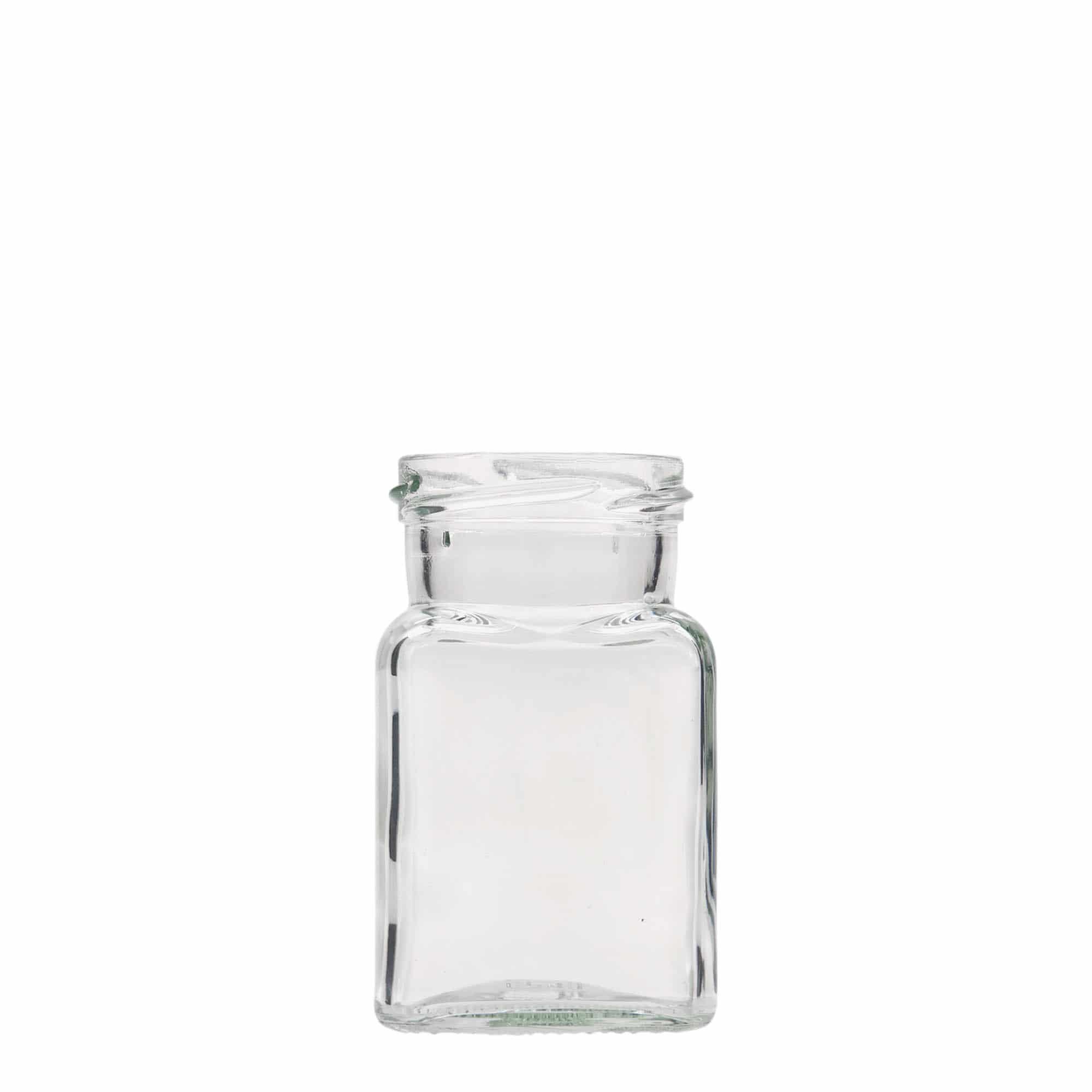 Čtyřúhelníková sklenice 150 ml, uzávěr: Twist Off (TO 53) Čtyřúhelníková sklenice 150 ml, uzávěr: Twist Off (TO 53)
