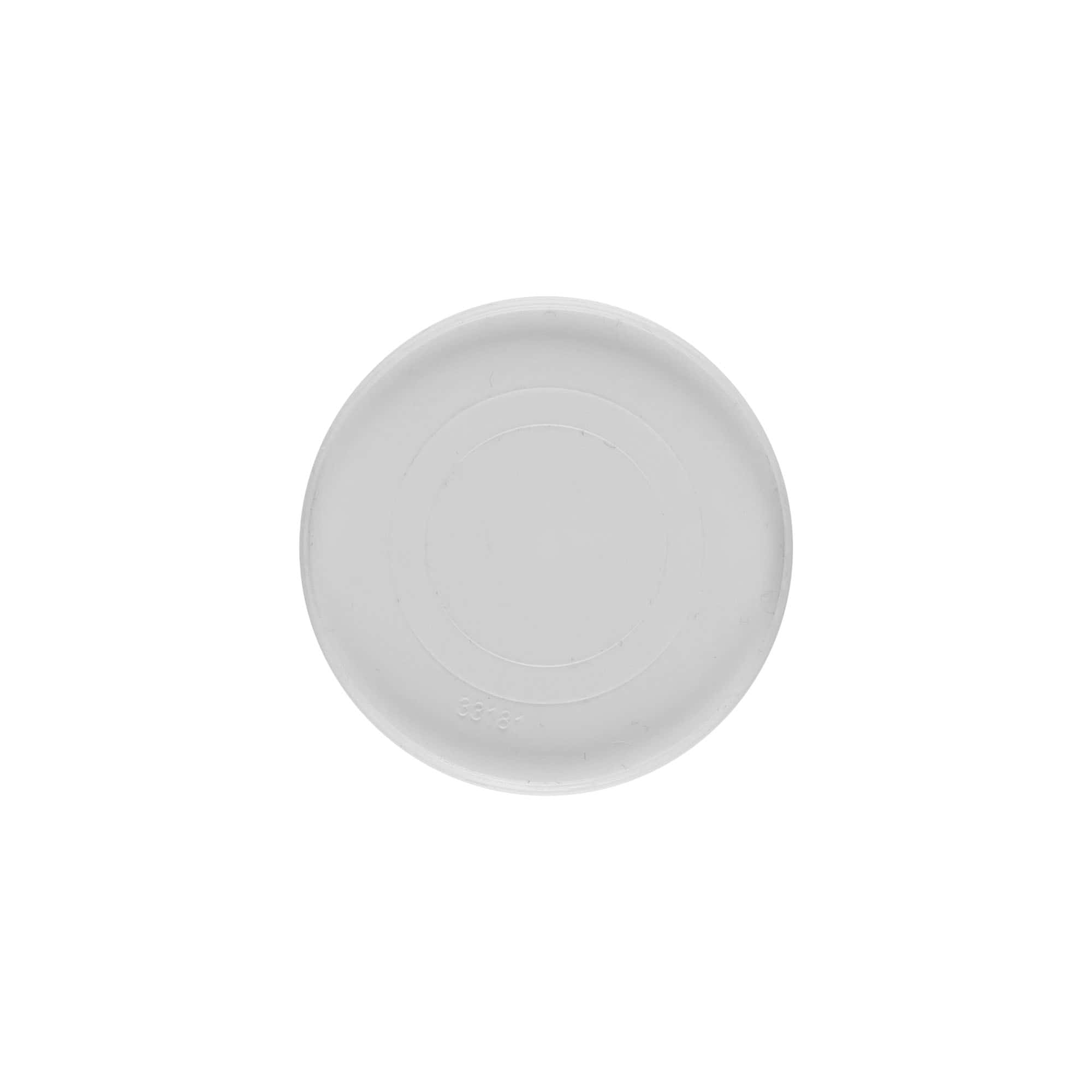 Krycí kotouč pro 30 ml 'Bianca', PP plast, bílý