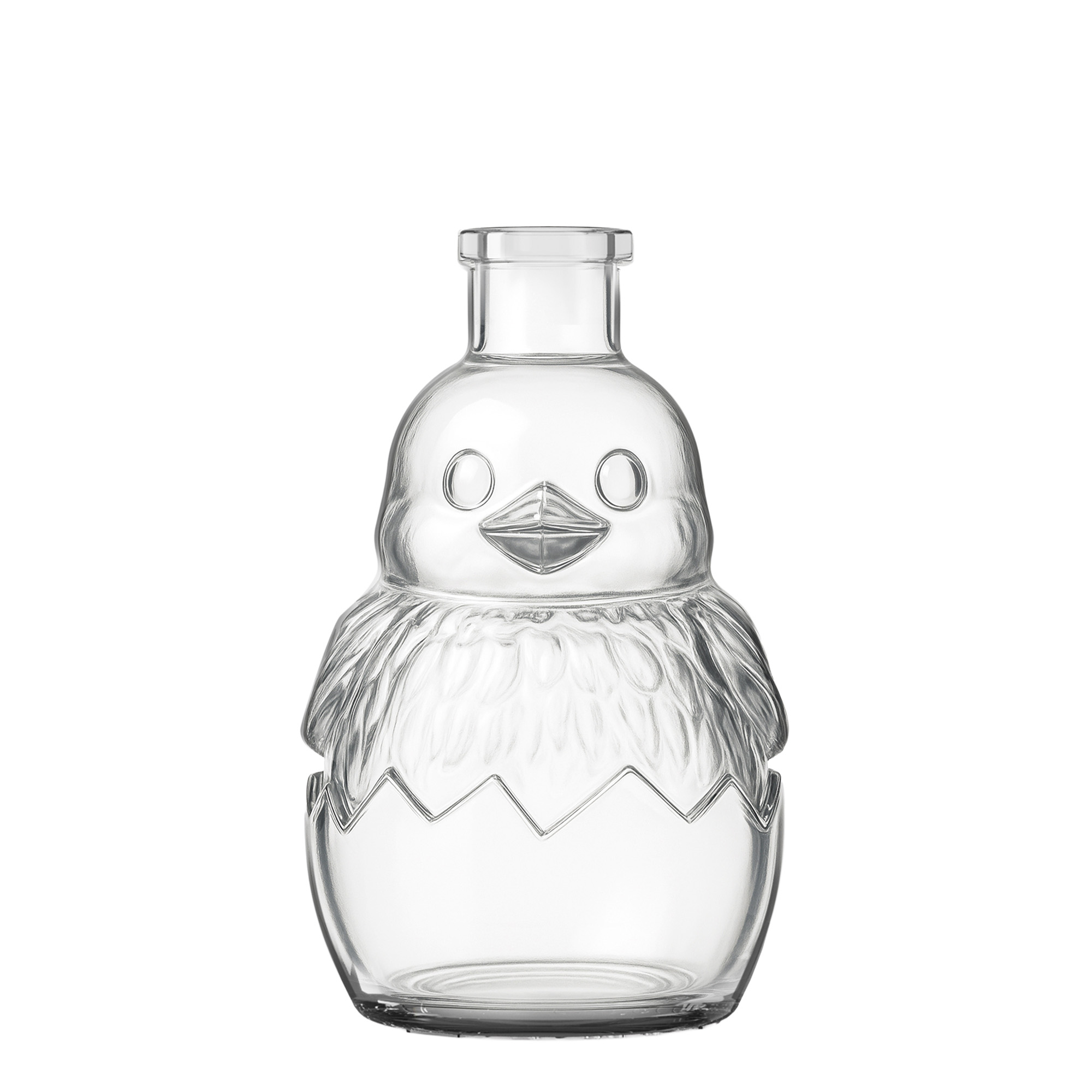 200 ml skleněná láhev 'Kuřátko', hrdlo: korek 200 ml skleněná láhev 'Kuřátko', hrdlo: korek