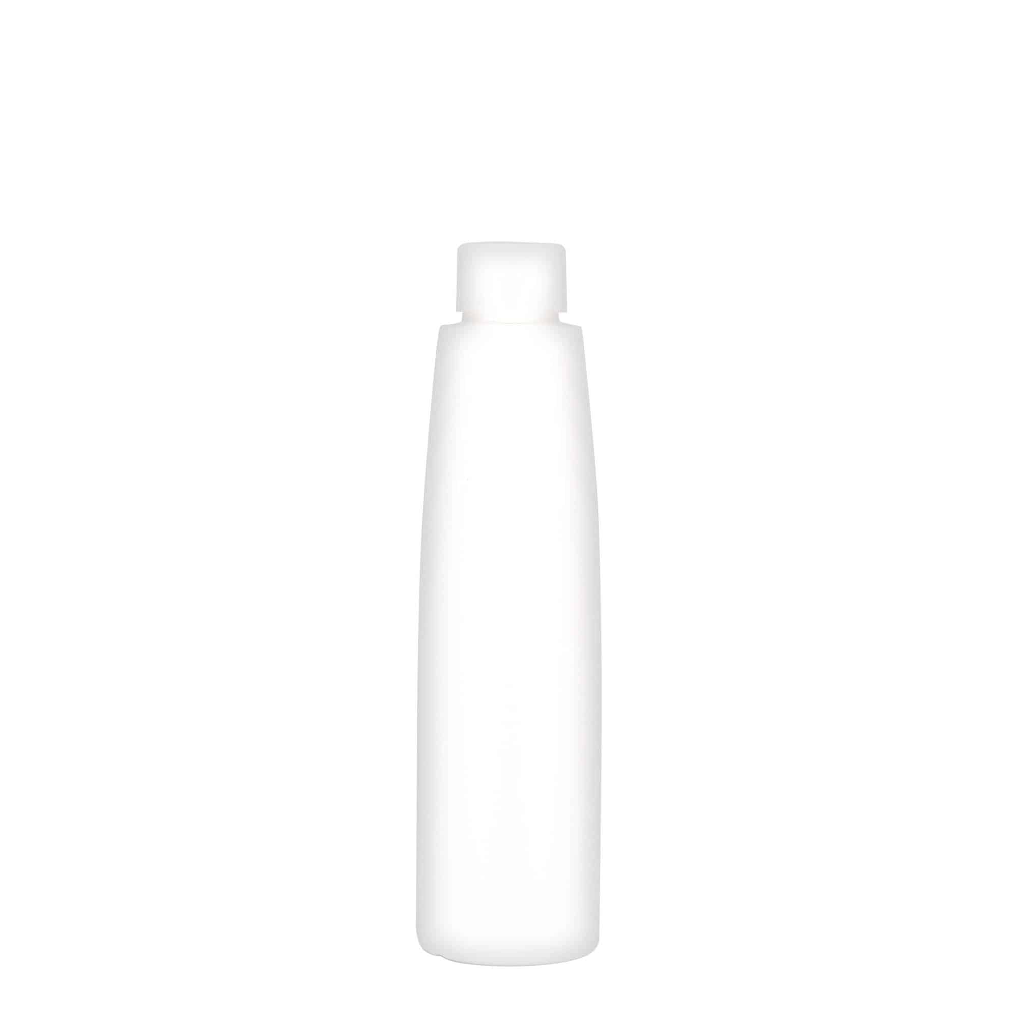 Plastová lahev 200 ml 'Donald', HDPE, bílá, ústí: GPI 24/410