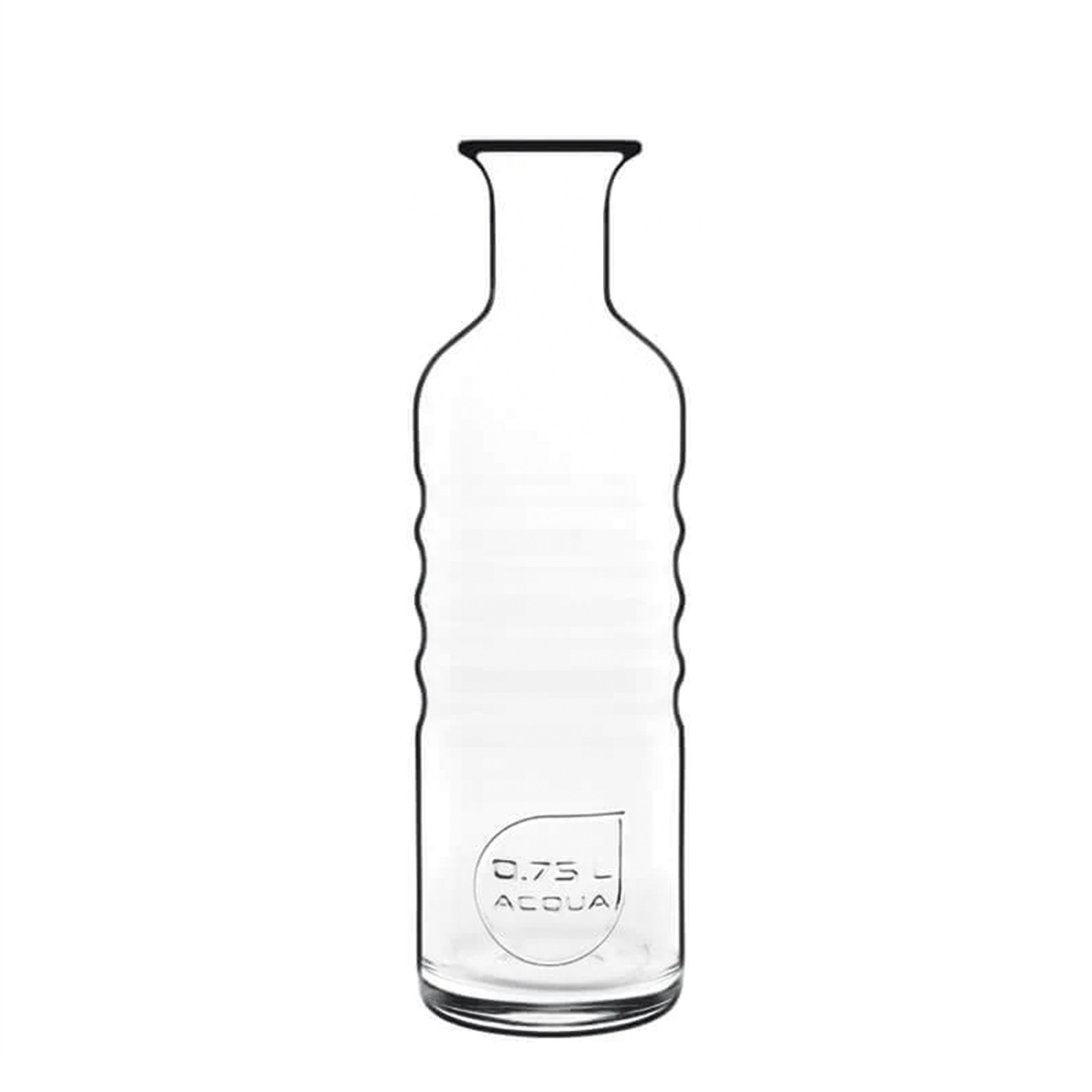 750 ml Glasflasche „Optima Acqua“, Glas