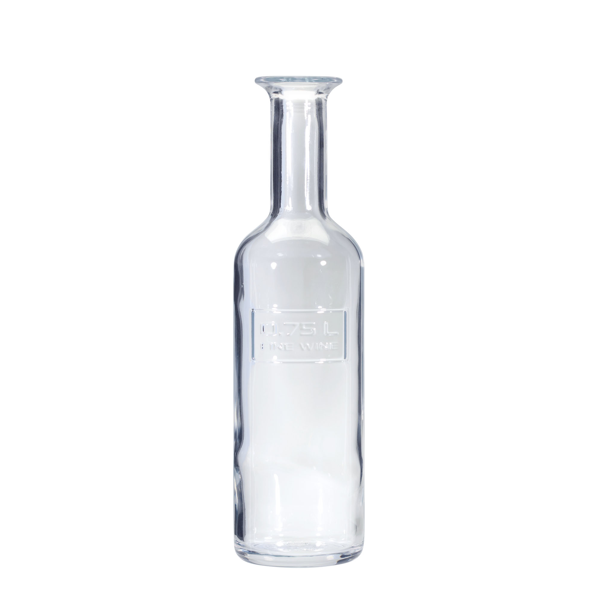750 ml skleněná láhev 'Optima Fine Wine', hrdlo: korek 750 ml skleněná láhev 'Optima Fine Wine', hrdlo: korek