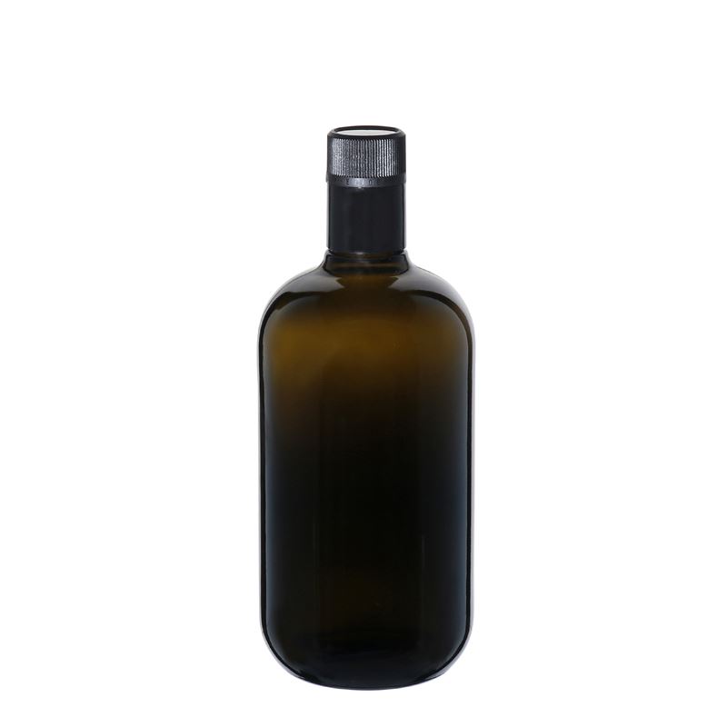 750 ml láhev na ocet/olej 'Biolio', sklo, starozelená, hrdlo: DOP
