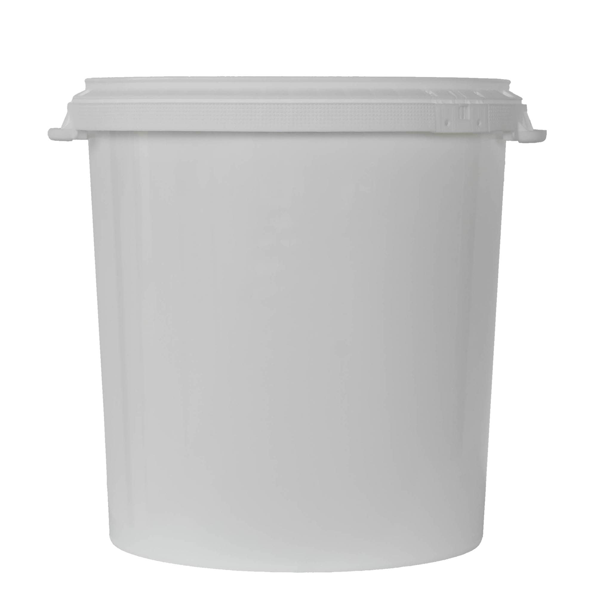 30 l kýbl, PP plast, bílý