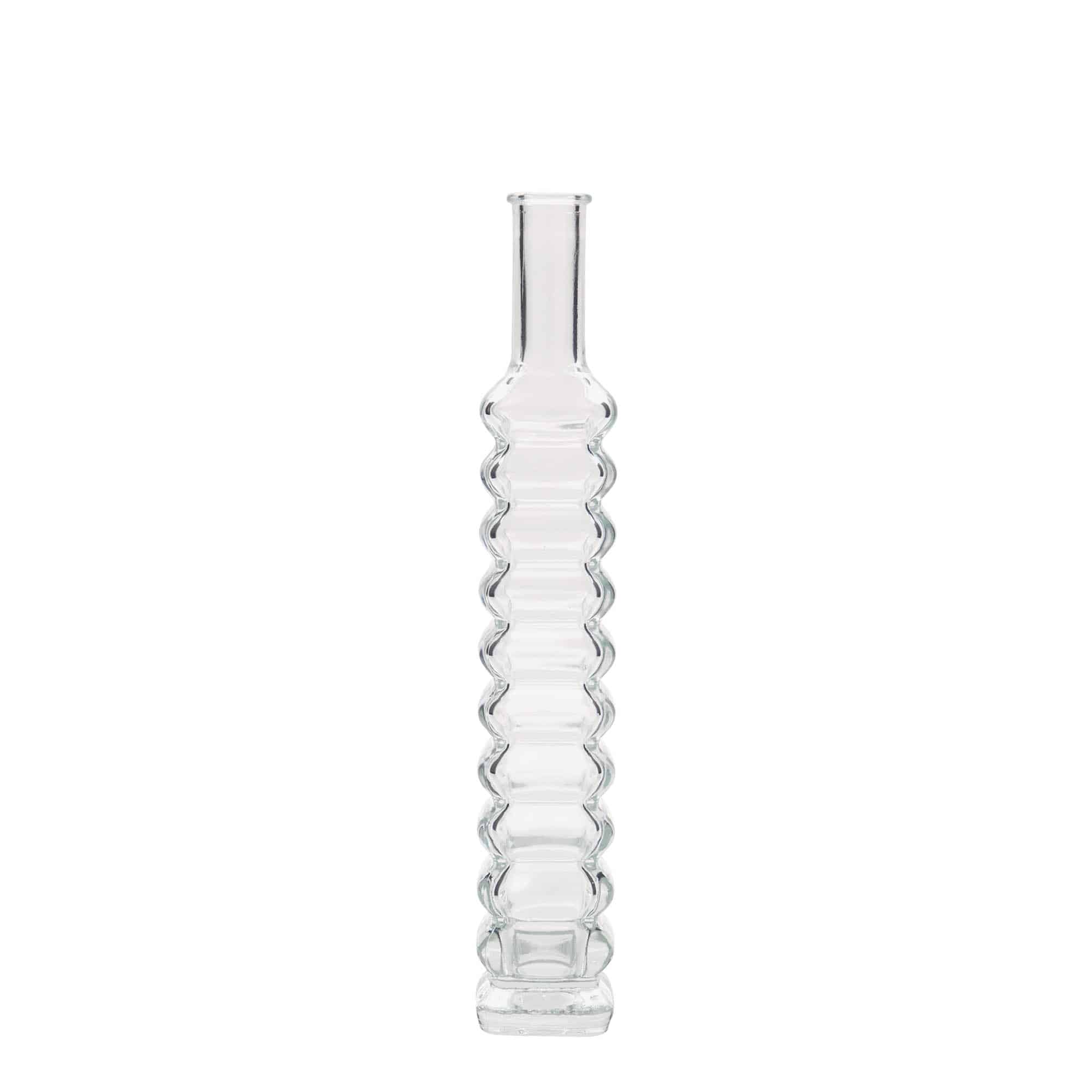 Skleněná lahev 100 ml 'Řím', čtvercová, uzávěr: korek Skleněná lahev 100 ml 'Řím', čtvercová, uzávěr: korek