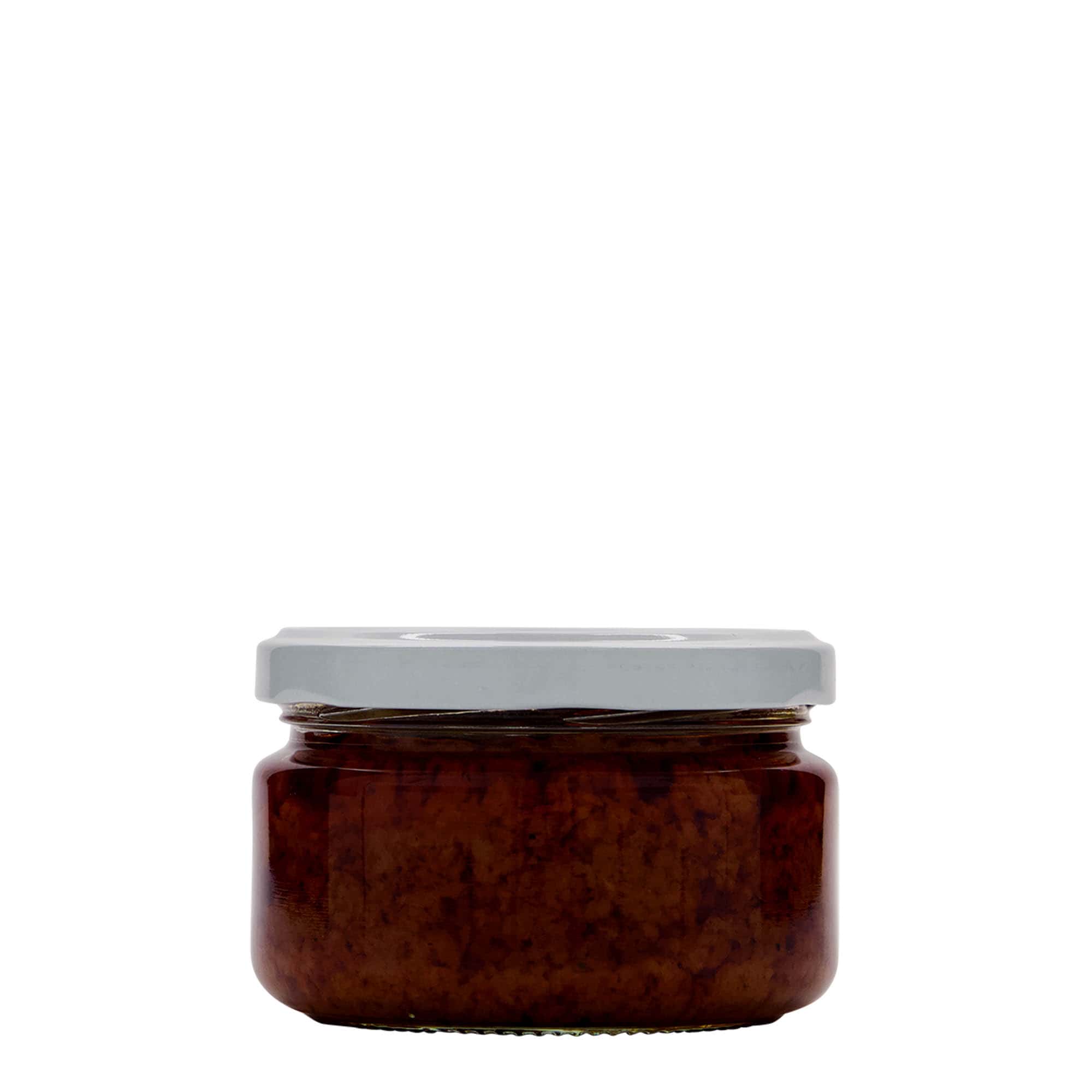 230 ml plochá kulatá sklenice, hrdlo: Twist-Off (TO 82)