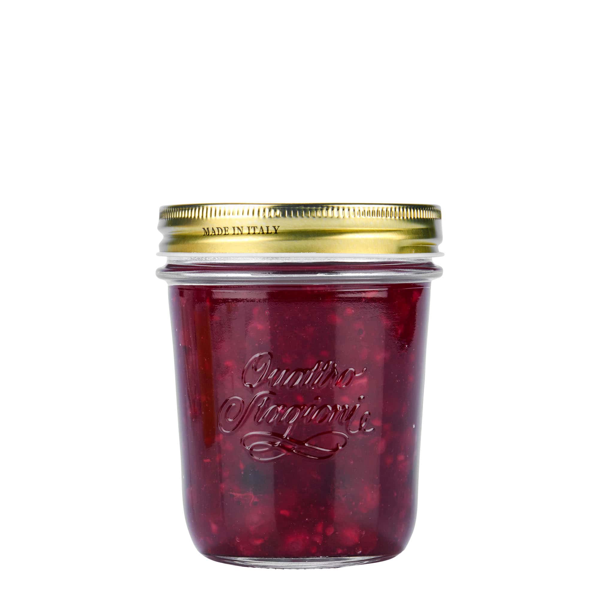 320 ml zavařovací sklenice 'Quattro Stagioni', hrdlo: šroubovací uzávěr