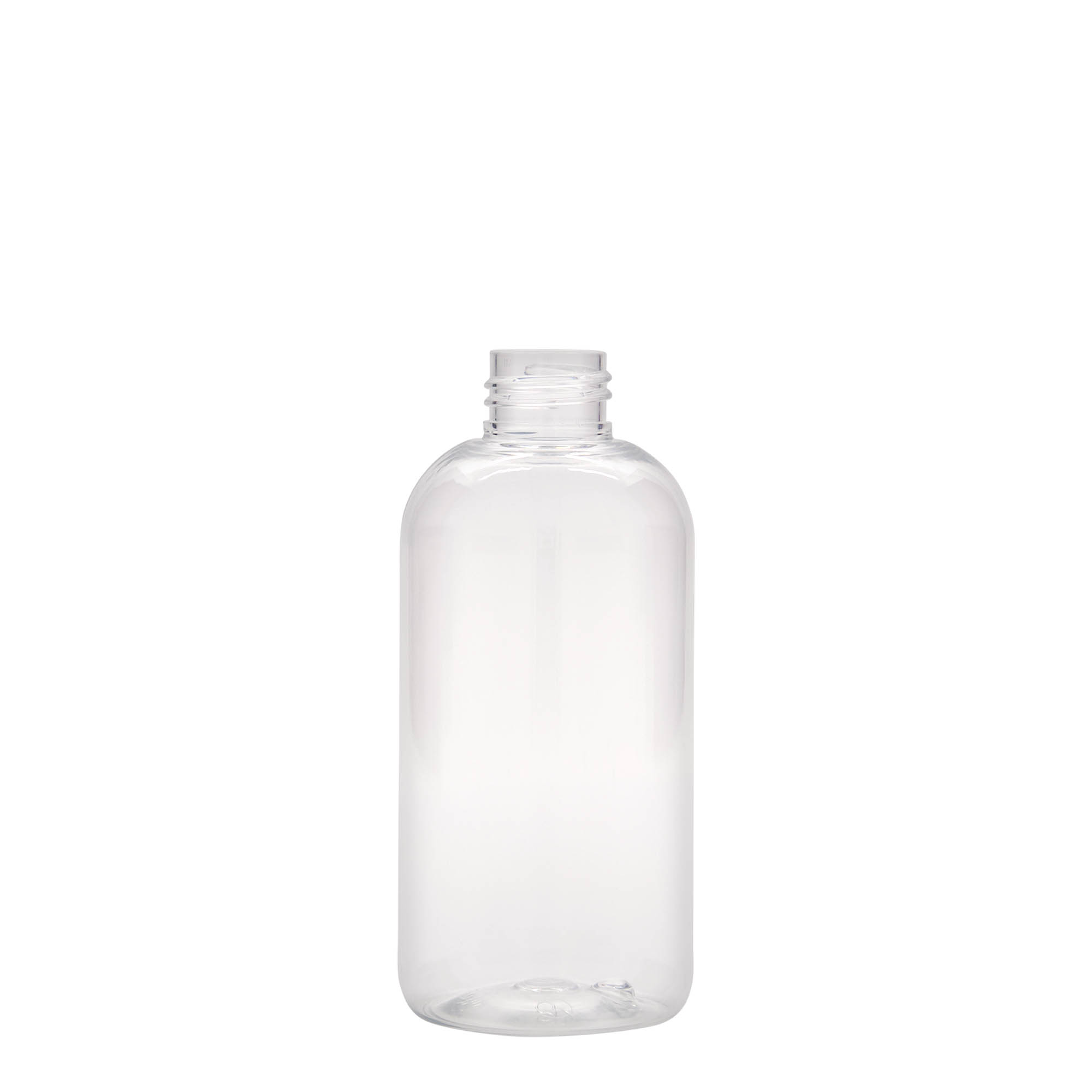 200 ml PET láhev 'Boston', plast, hrdlo: 24/410 200 ml PET láhev 'Boston', plast, hrdlo: 24/410