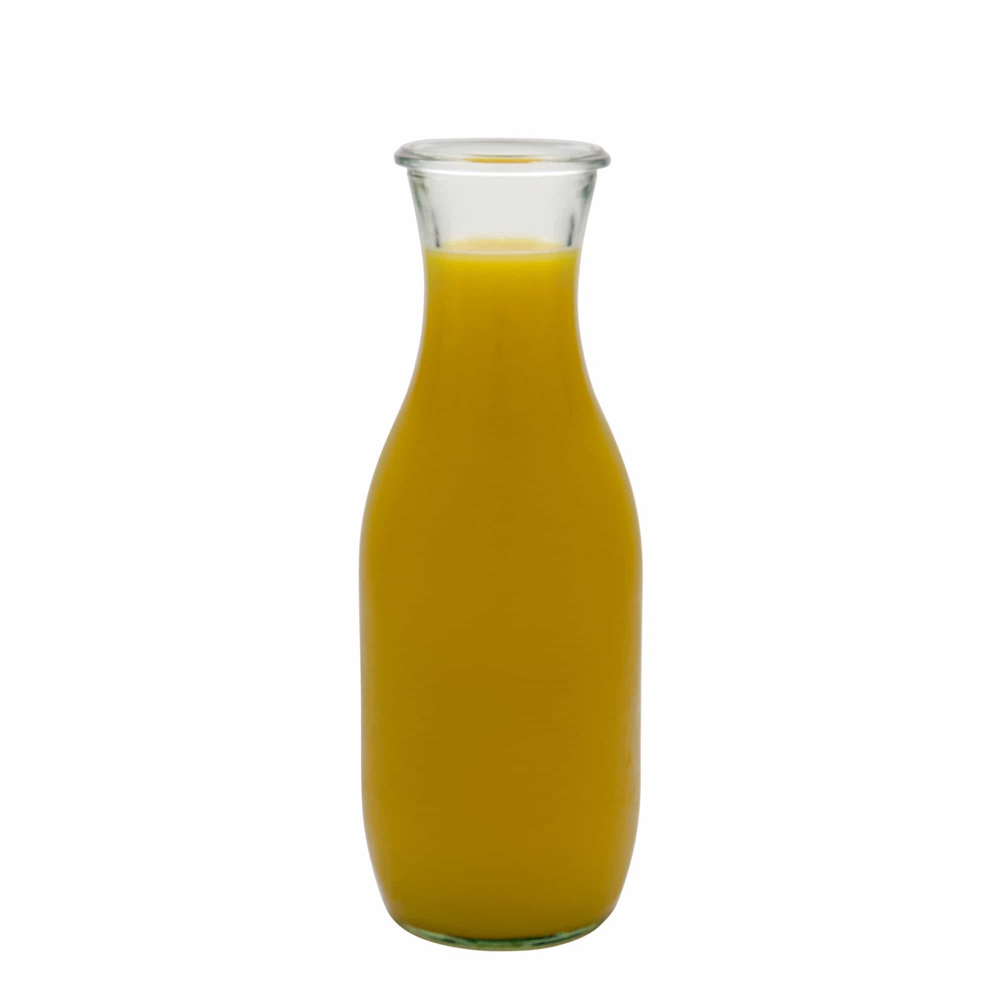 Lahev na džus WECK 1000 ml, uzávěr: kulatý okraj
