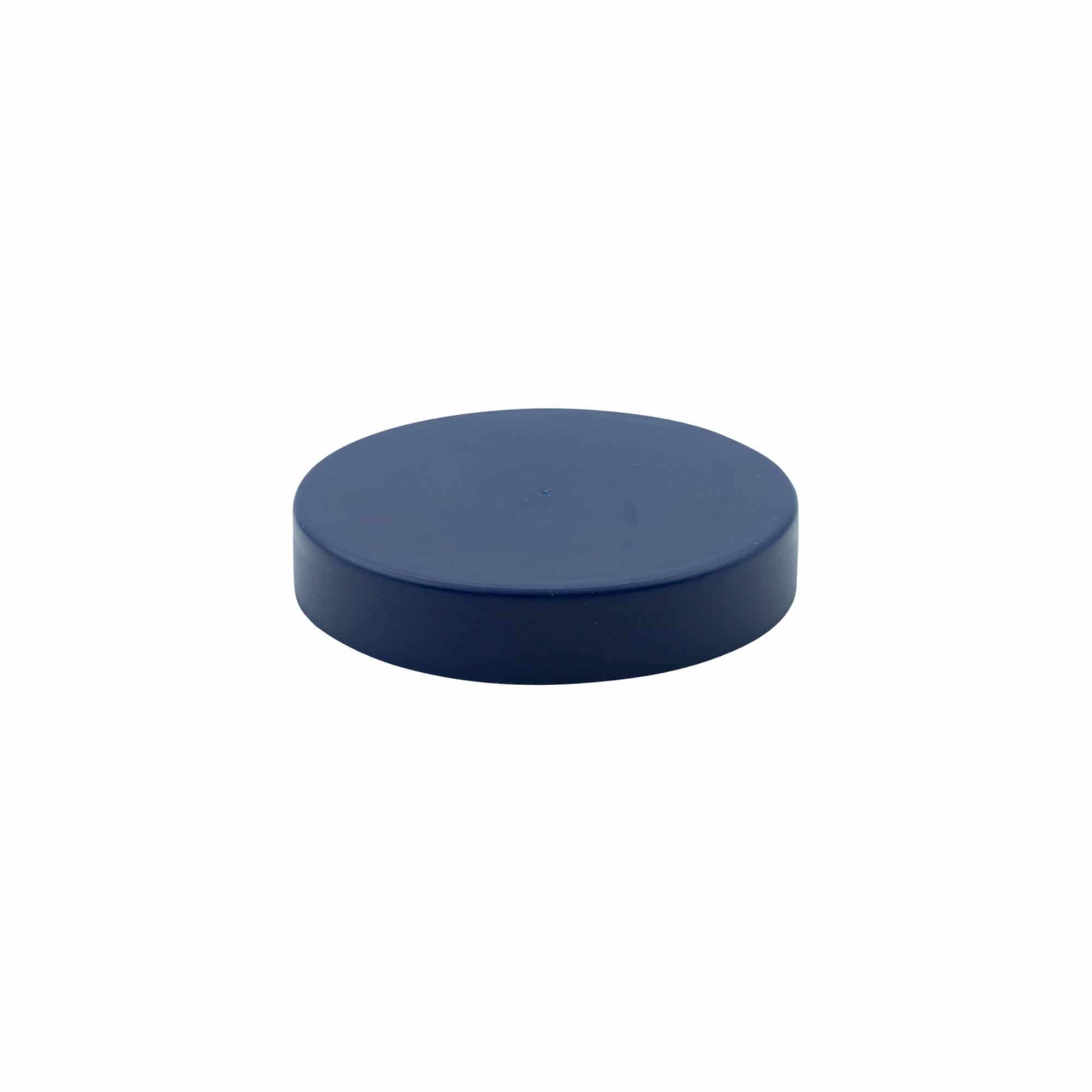 Víko na nasazení pro standardní keramickou nádobu, plast HDPE, modré