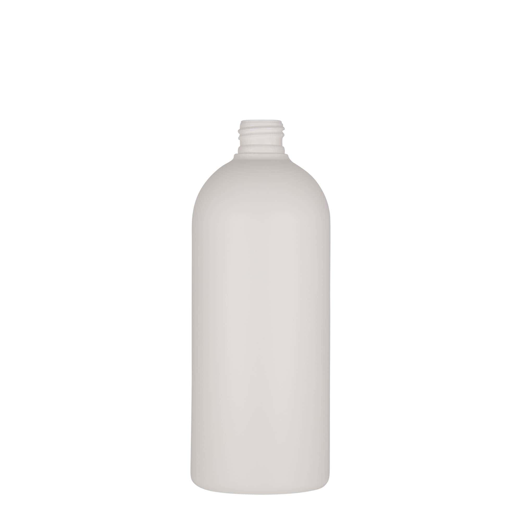 500 ml plastová láhev „Tuffy“, HDPE, bílá, hrdlo: 24/410