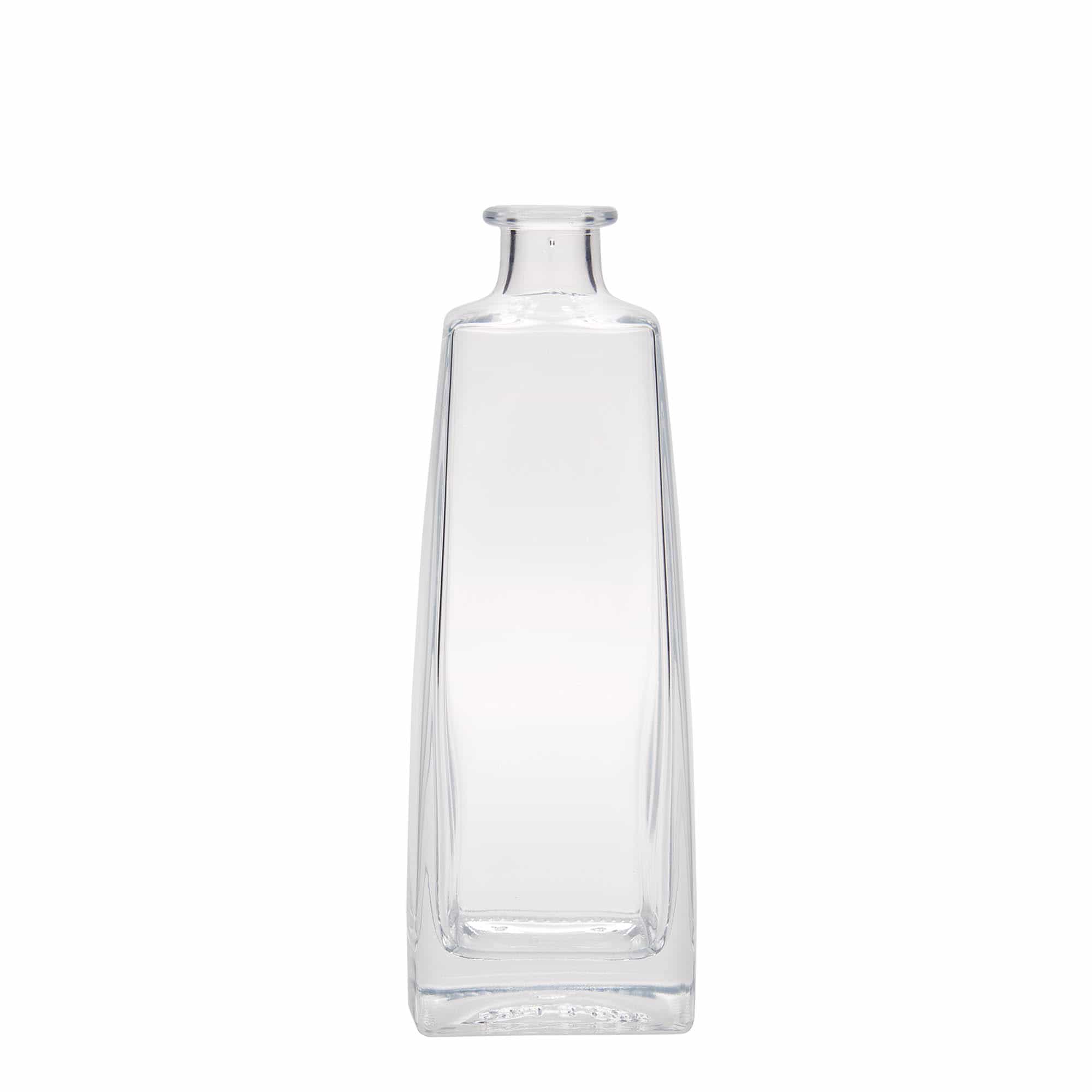 Skleněná lahev 500 ml 'Timmy', hranatá, uzávěr: korek Skleněná lahev 500 ml 'Timmy', hranatá, uzávěr: korek