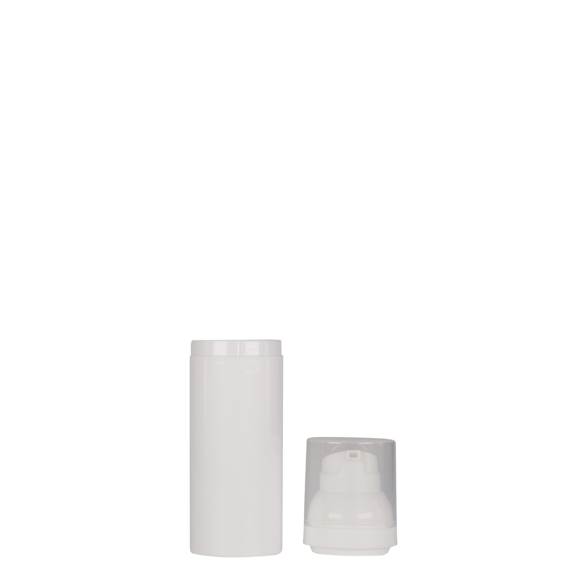 50 ml Airless dávkovač „Mezzo“, PP plast, bílý 50 ml Airless dávkovač „Mezzo“, PP plast, bílý