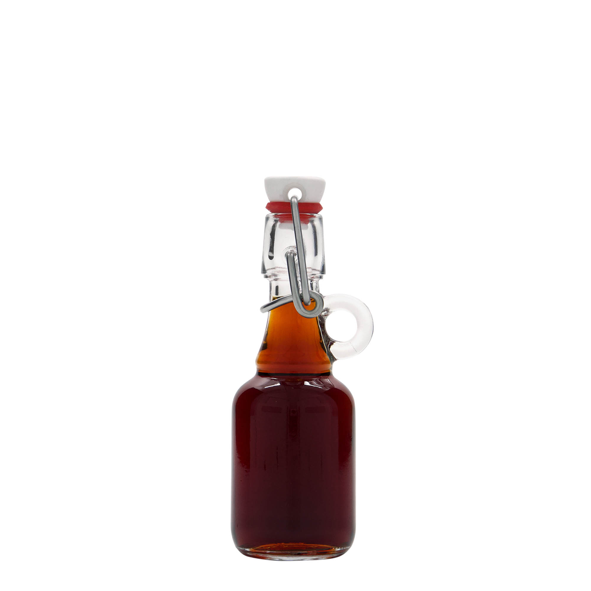 40 ml skleněná lahvička 'Santos', hrdlo: uzávěr na pákový klip 40 ml skleněná lahvička 'Santos', hrdlo: uzávěr na pákový klip
