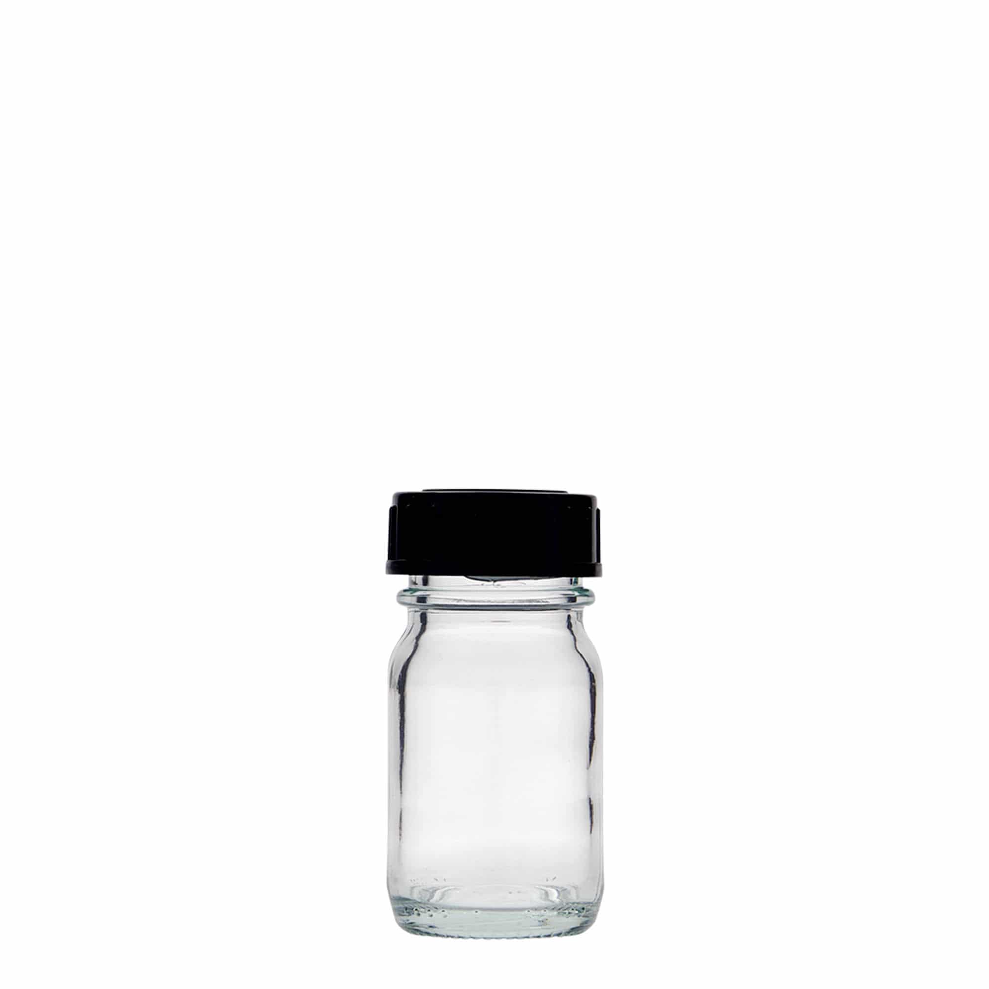 30 ml širokohrdlá láhev, hrdlo: DIN 32
