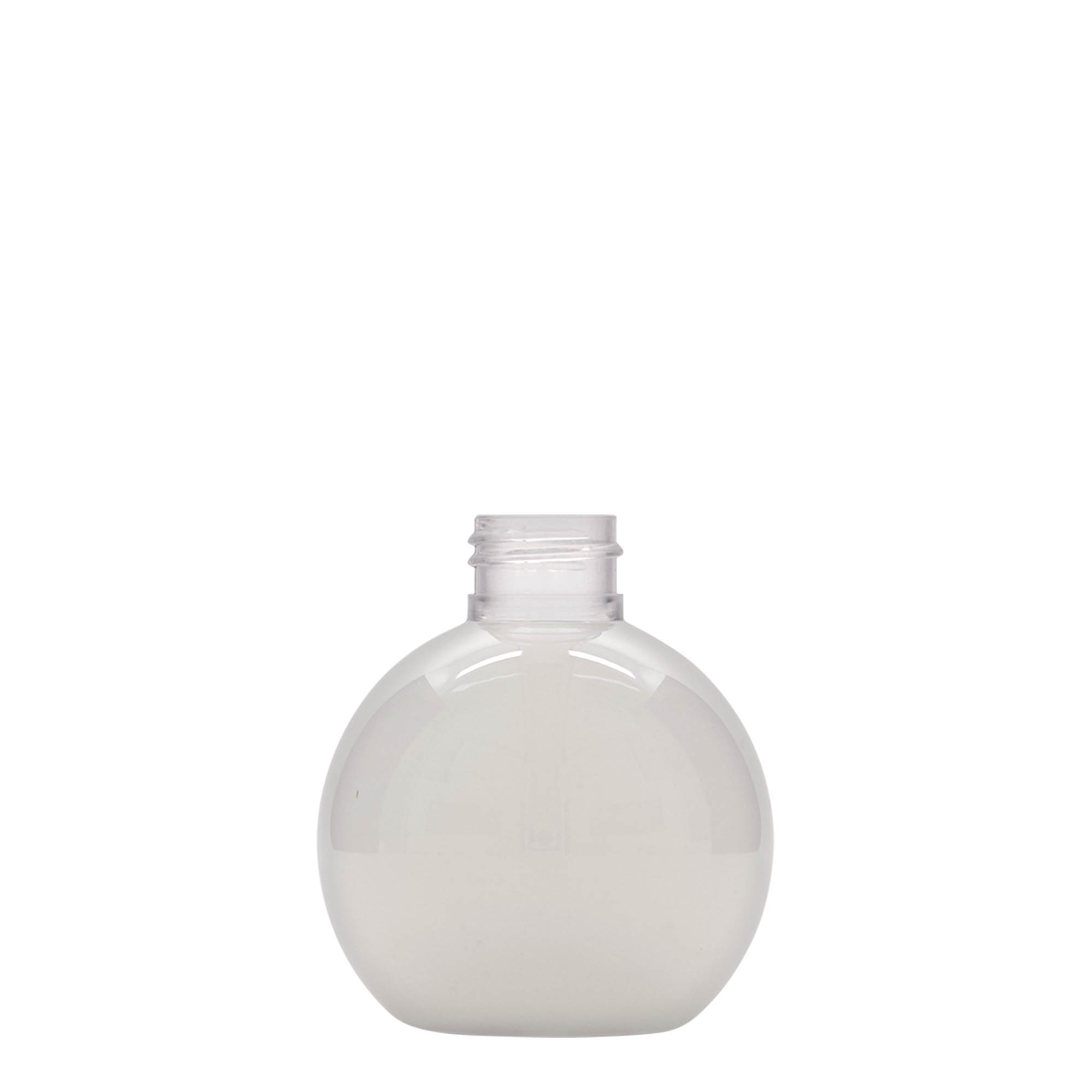 150 ml PET láhev „Perry“, kulatá, plast, hrdlo: 24/410