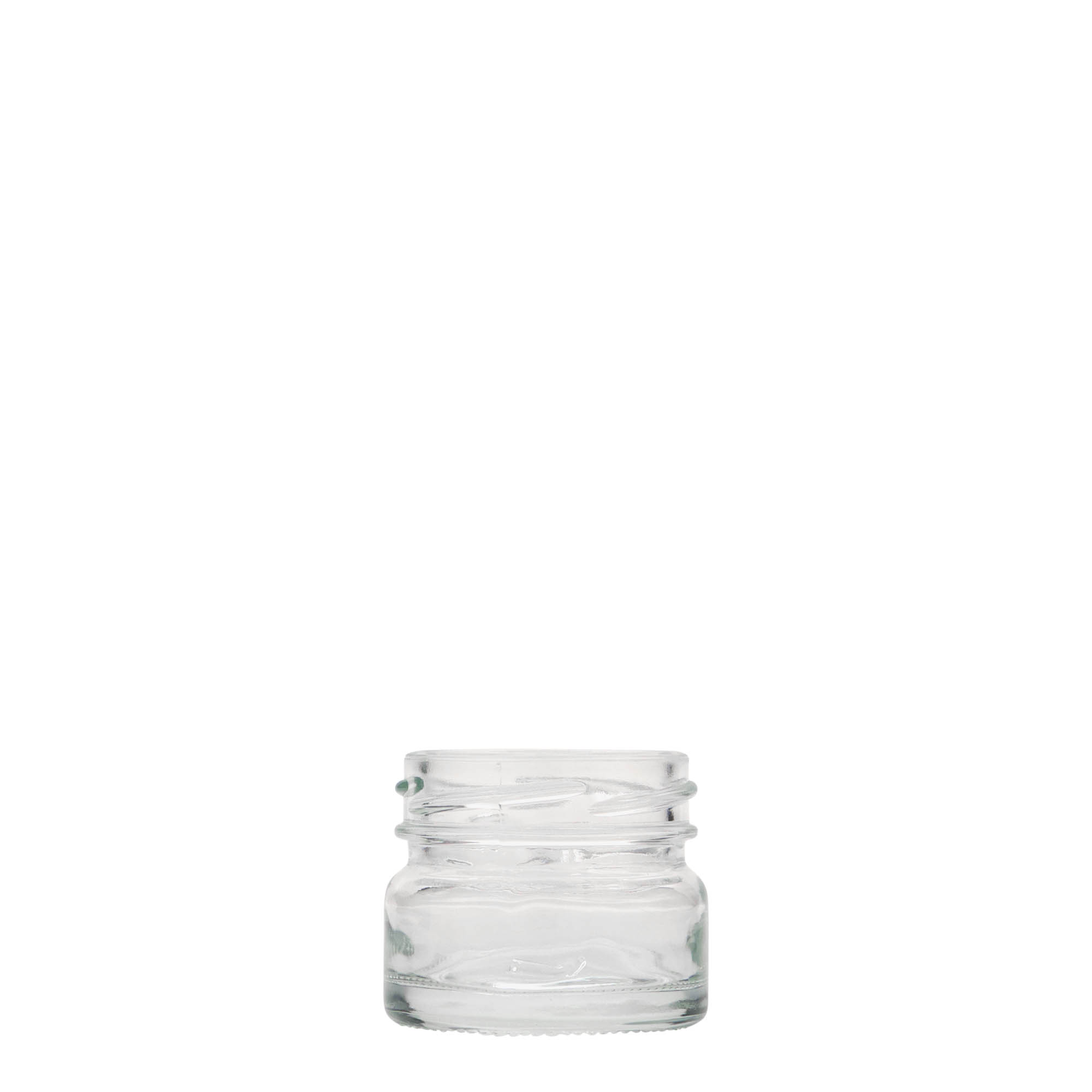 30 ml plochá kulatá sklenice, hrdlo: Twist-off (TO 43)