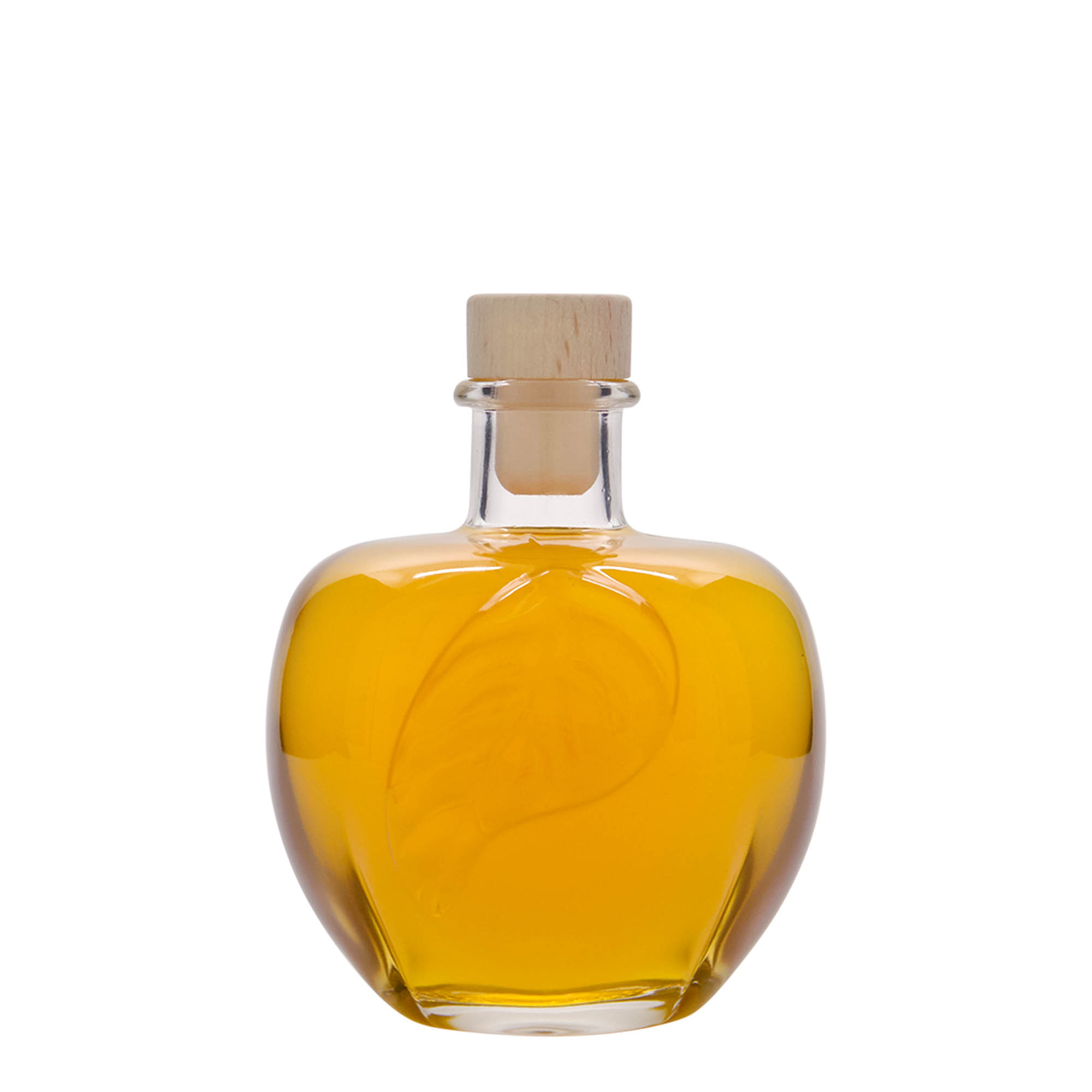 350 ml skleněná láhev 'Jablko', hrdlo: korek 350 ml skleněná láhev 'Jablko', hrdlo: korek