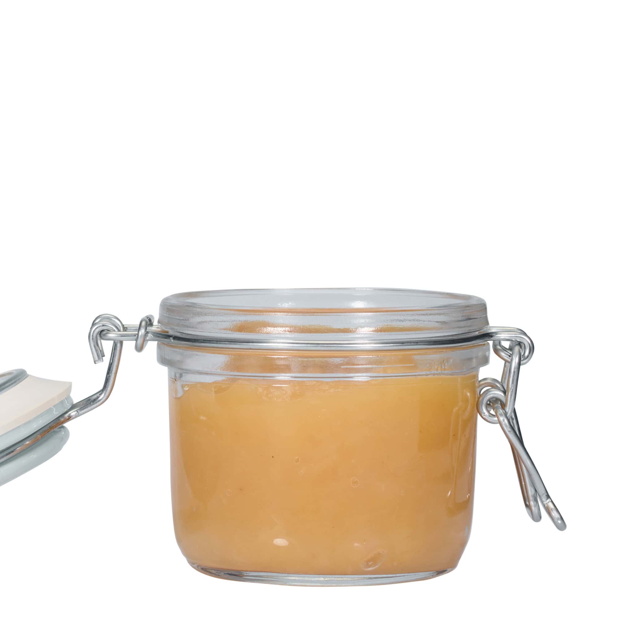 200 ml drátové uzávěrové sklenice 'Fido', modrá, hrdlo: drátový uzávěr