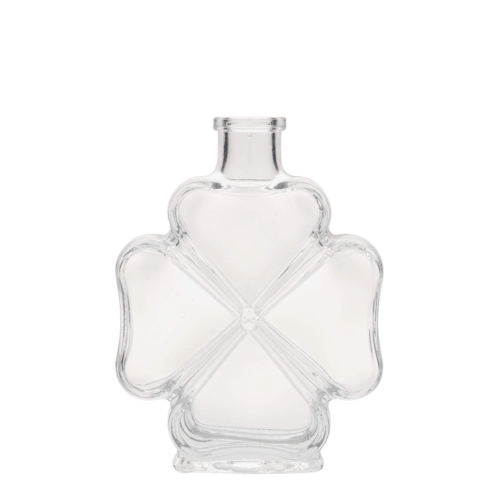 200 ml skleněná láhev 'Kleeblatt', hrdlo: korek