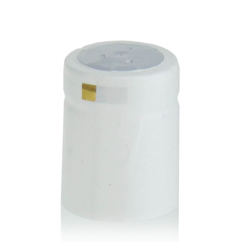 Smršťovací kapsle 32x41, plast PVC, bílá