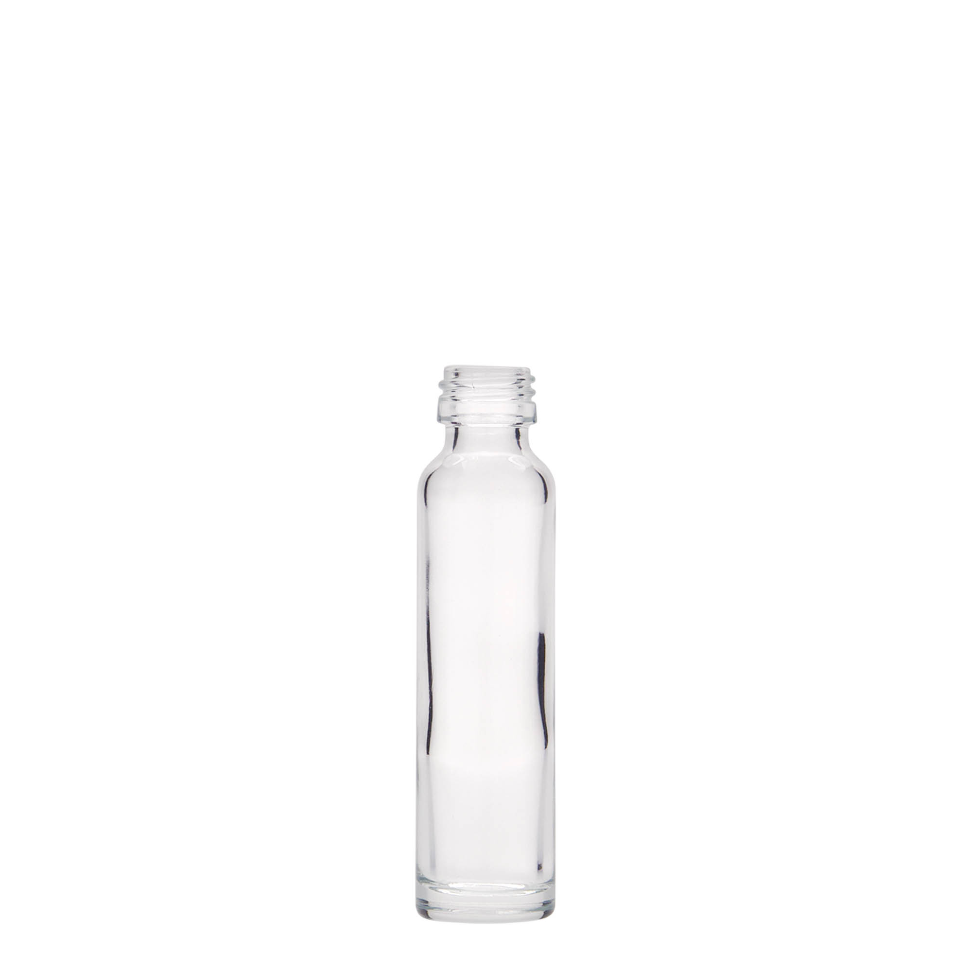 20 ml lahev s úchopem, sklo, hrdlo: PP 18