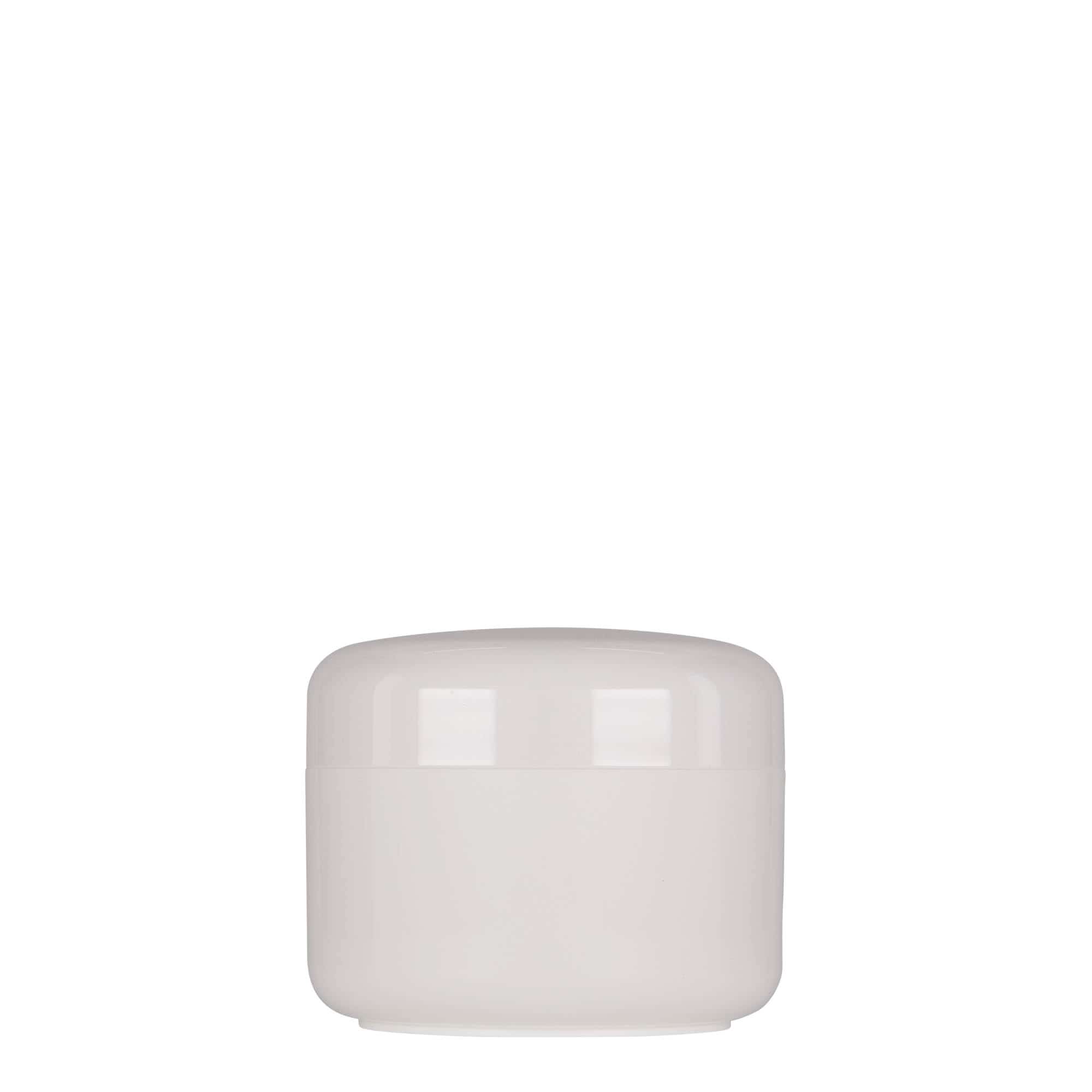 200 ml plastová dóza 'Bianca', PP, bílá, hrdlo: šroubovací uzávěr