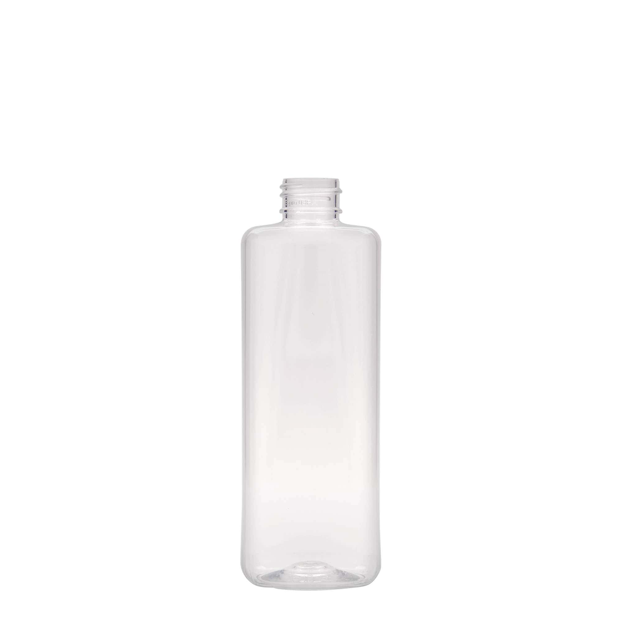 300 ml PET láhev „Karl“, čtvercová, plast, hrdlo: 24/410