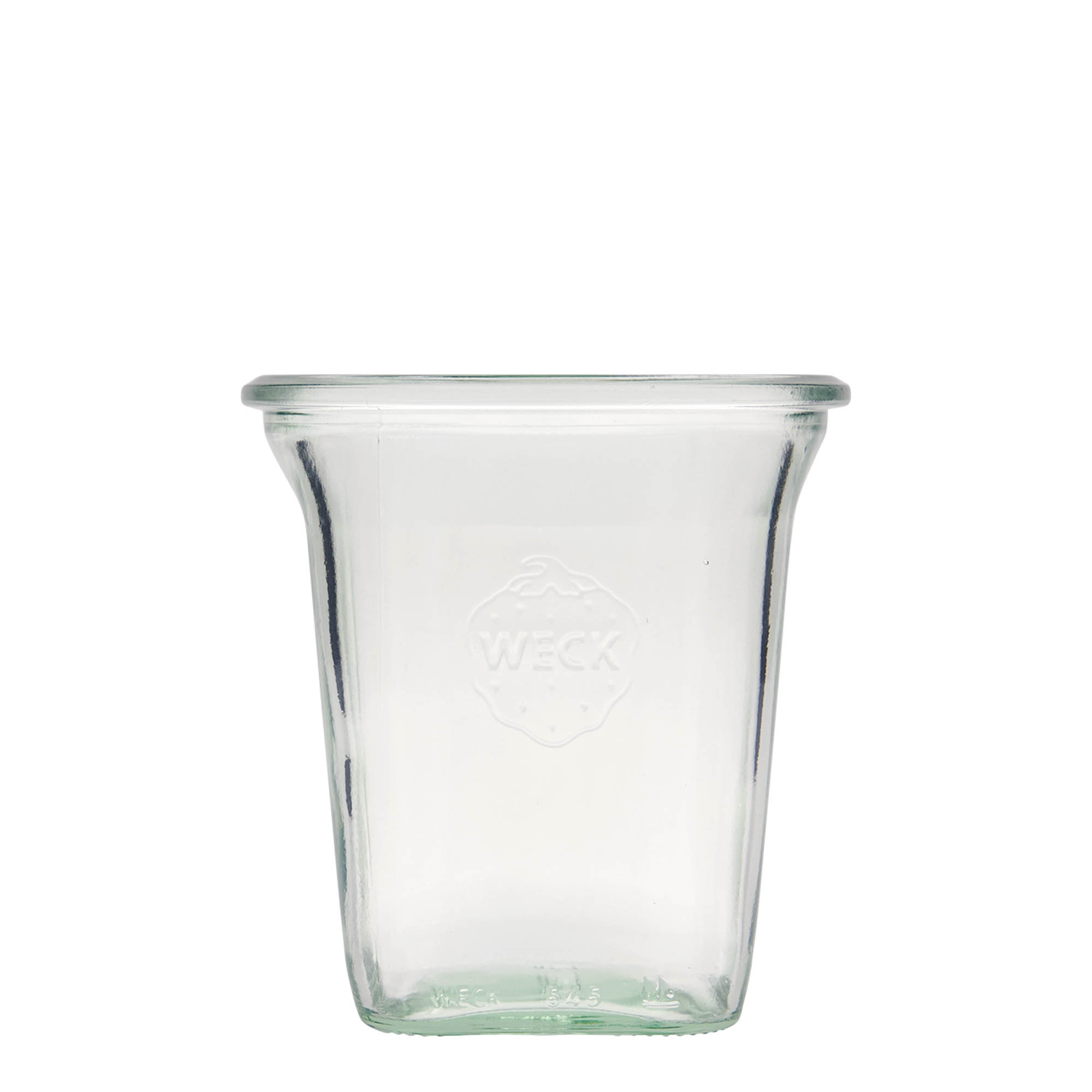 545 ml WECK Quadroglas, čtvercové, hrdlo: kulatý okraj 545 ml WECK Quadroglas, čtvercové, hrdlo: kulatý okraj